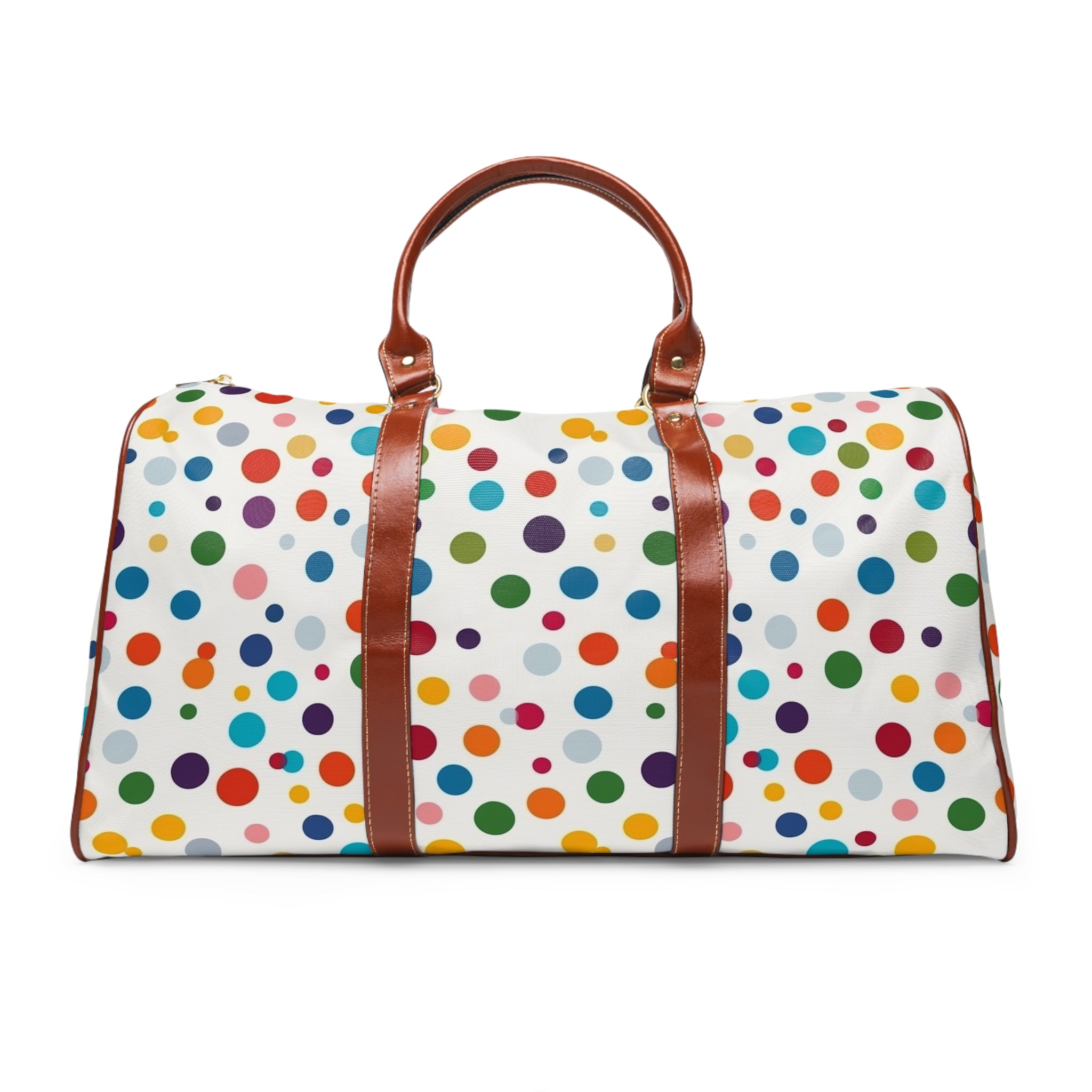 Waterproof Travel Bag (AOP) - Polka Dots Design 02