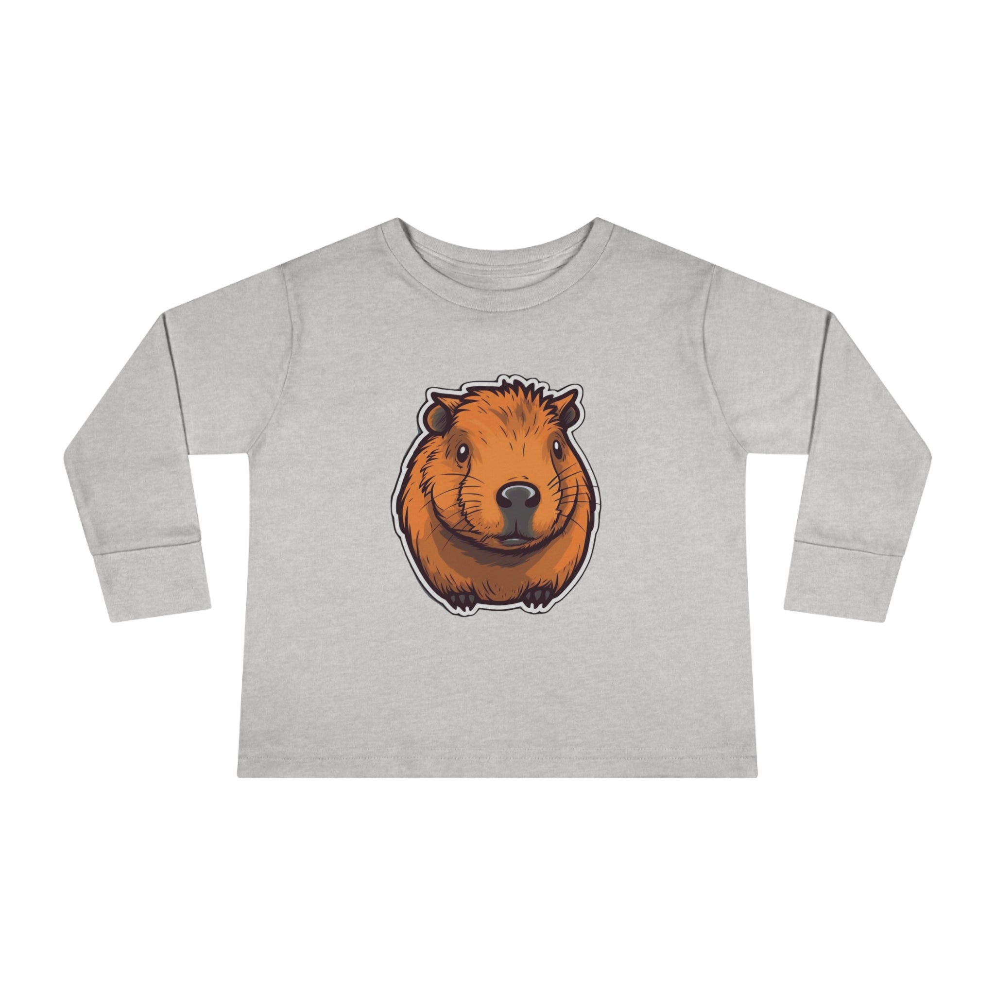 Toddler Long Sleeve Tee - Capybara Pup