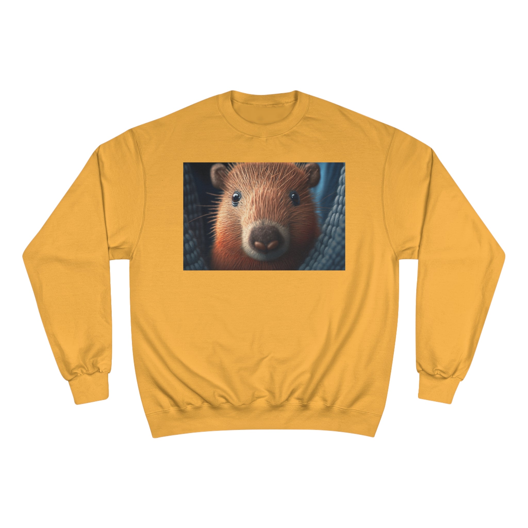 Champion Sweatshirt - Knit Animals, Capybara Pup