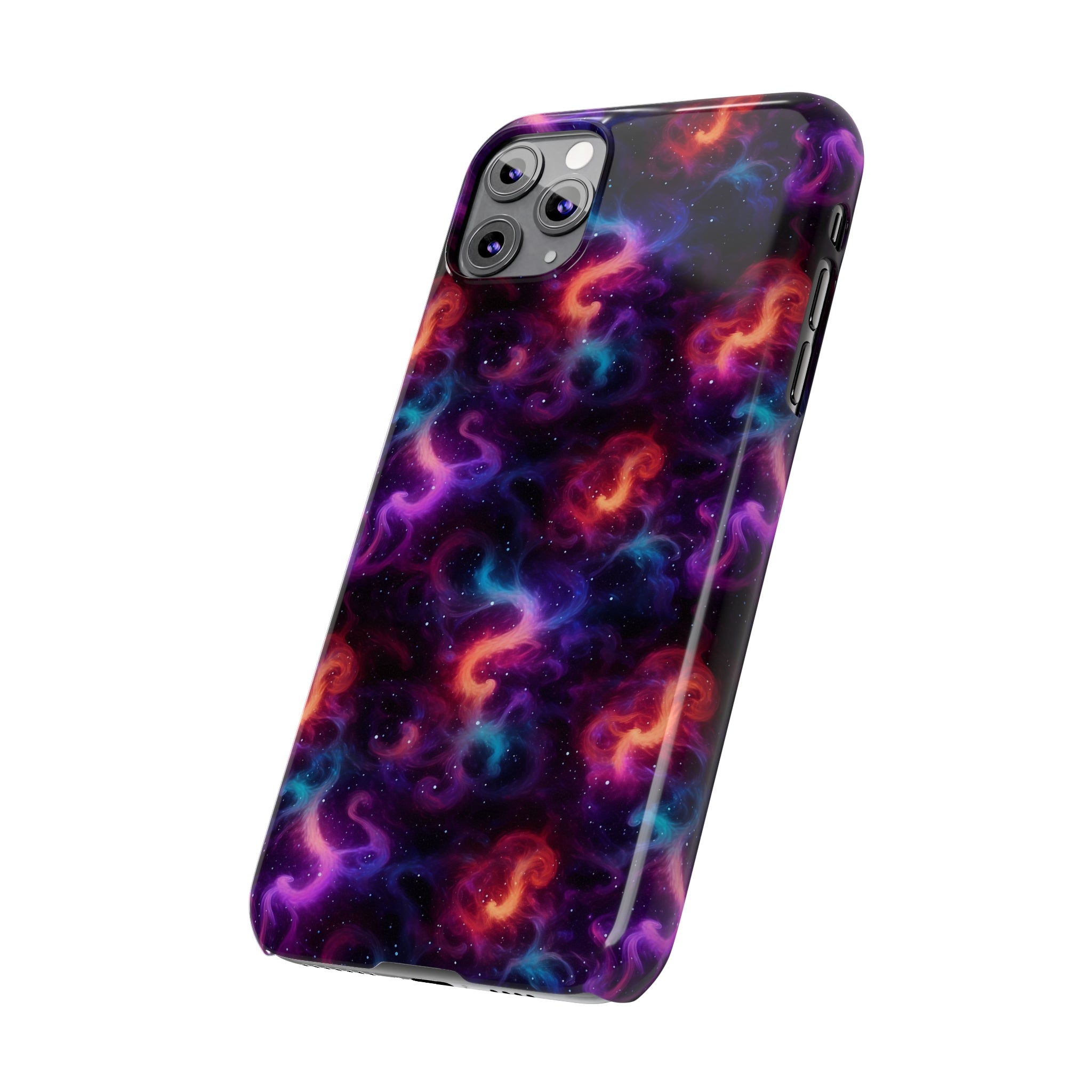 Slim Phone Cases (AOP) - Seamless Fantasy Galaxies 05