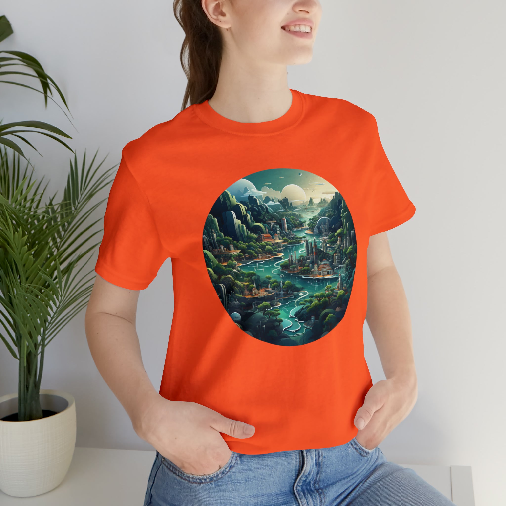 Unisex Jersey Short Sleeve Tee - Isometric Designs 04