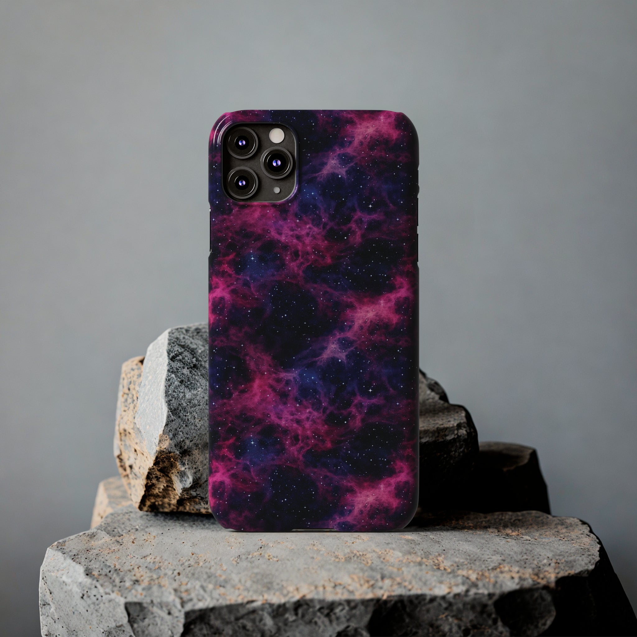 Slim Phone Cases (AOP) - Seamless Fantasy Galaxies 02