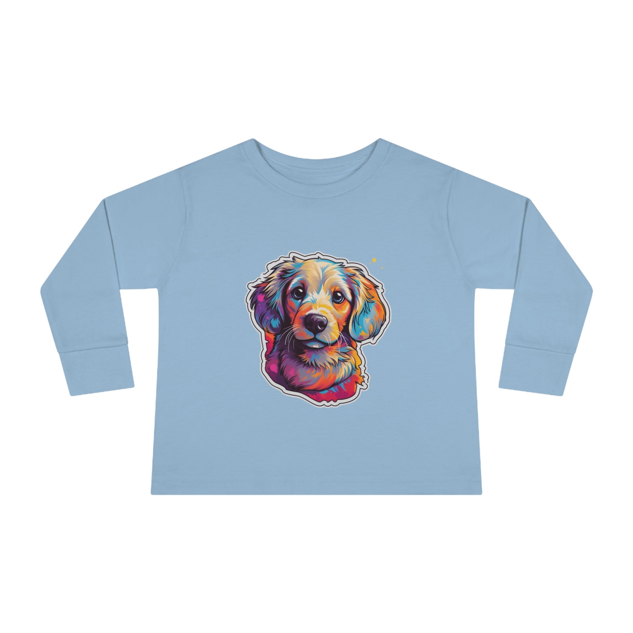 Toddler Long Sleeve Tee - Puppies 08