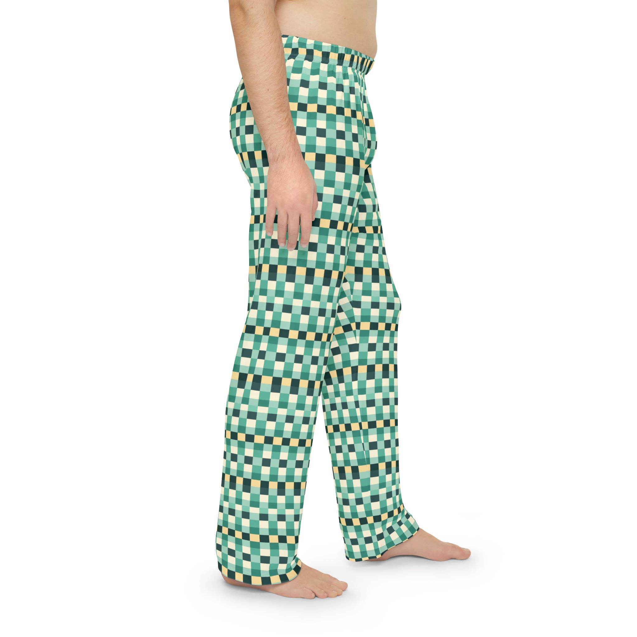 Men's Pajama Pants (AOP) - Seamless Checkered Designs 16