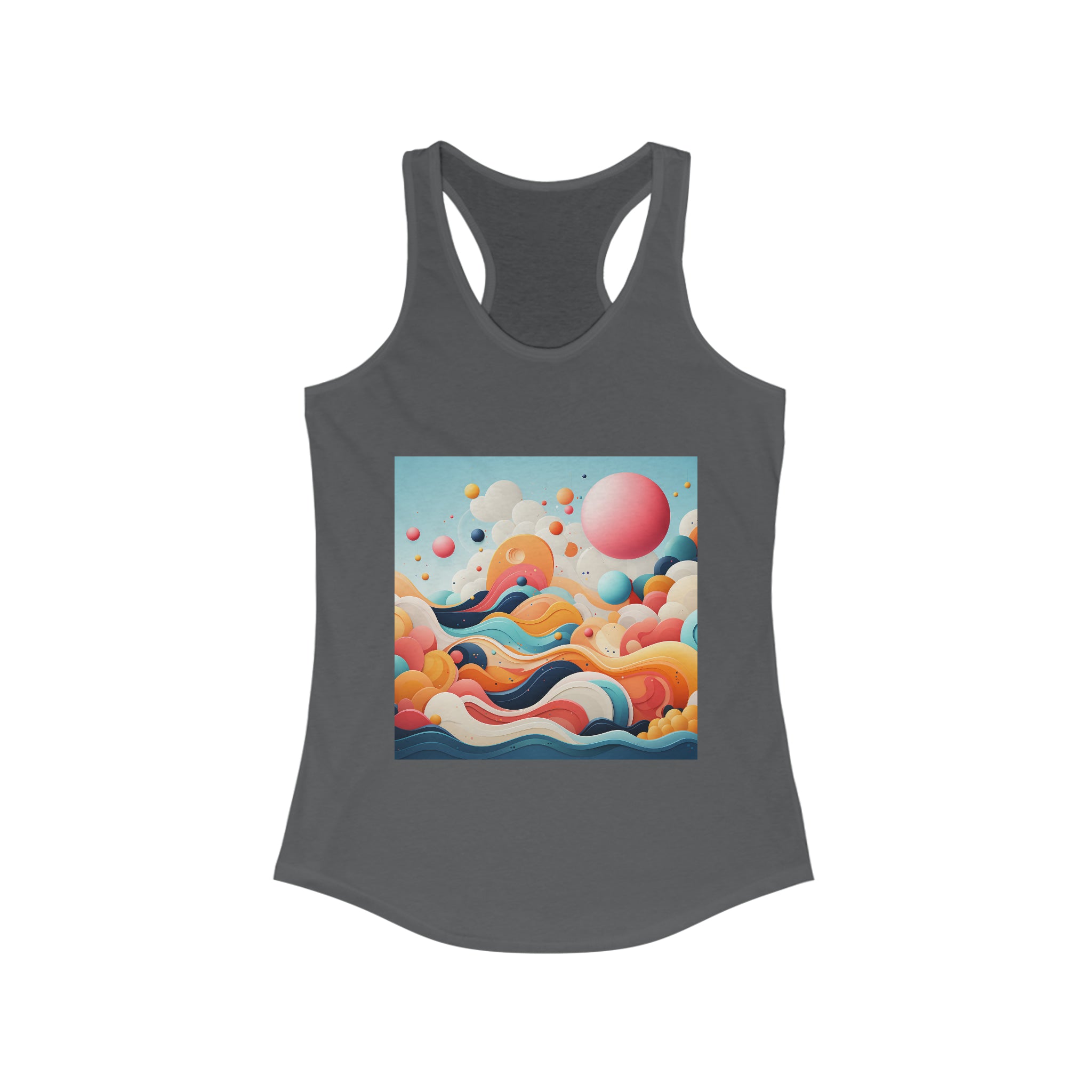 Women's Ideal Racerback Tank - Vector Art Design 29