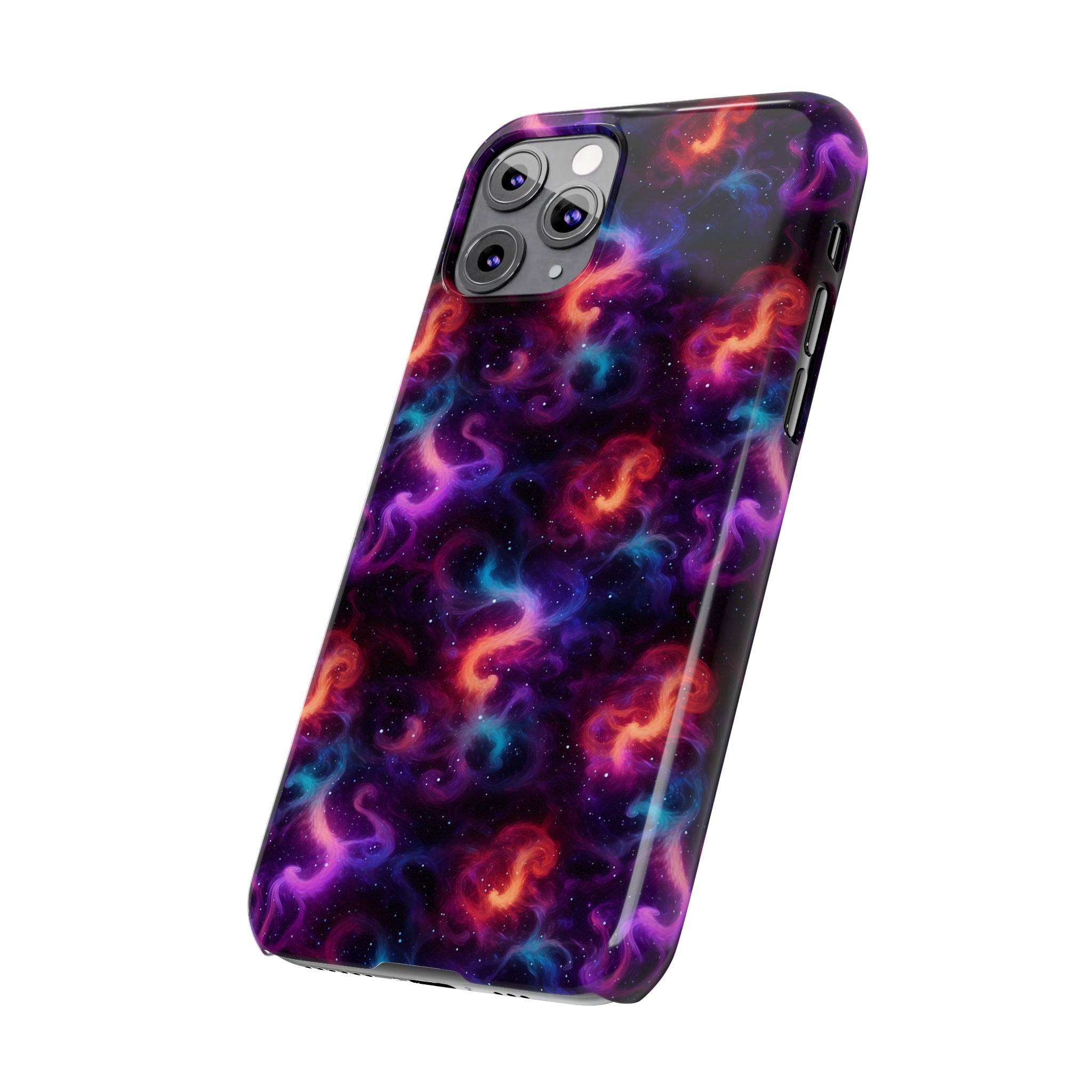 Slim Phone Cases (AOP) - Seamless Fantasy Galaxies 05