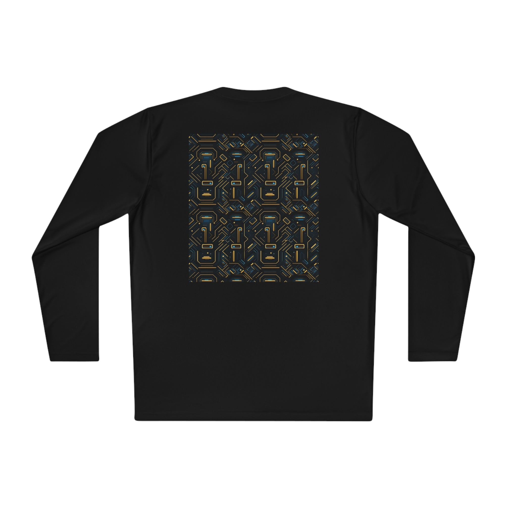 Unisex Lightweight Long Sleeve Tee (AOP) - Abstract Designs 07