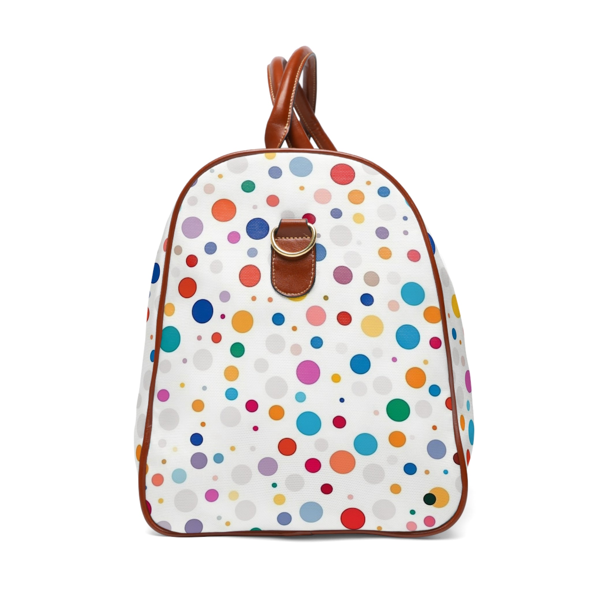 Waterproof Travel Bag (AOP) - Polka Dots Design 01