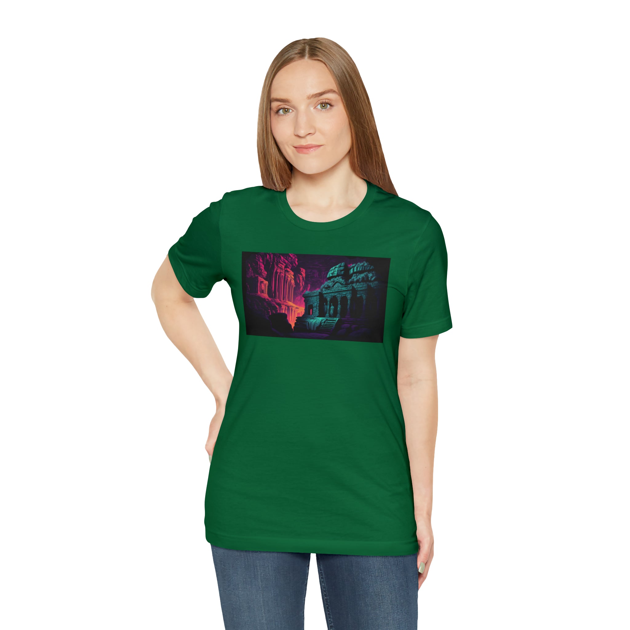 Unisex Jersey Short Sleeve Tee - Ellora Caves, India