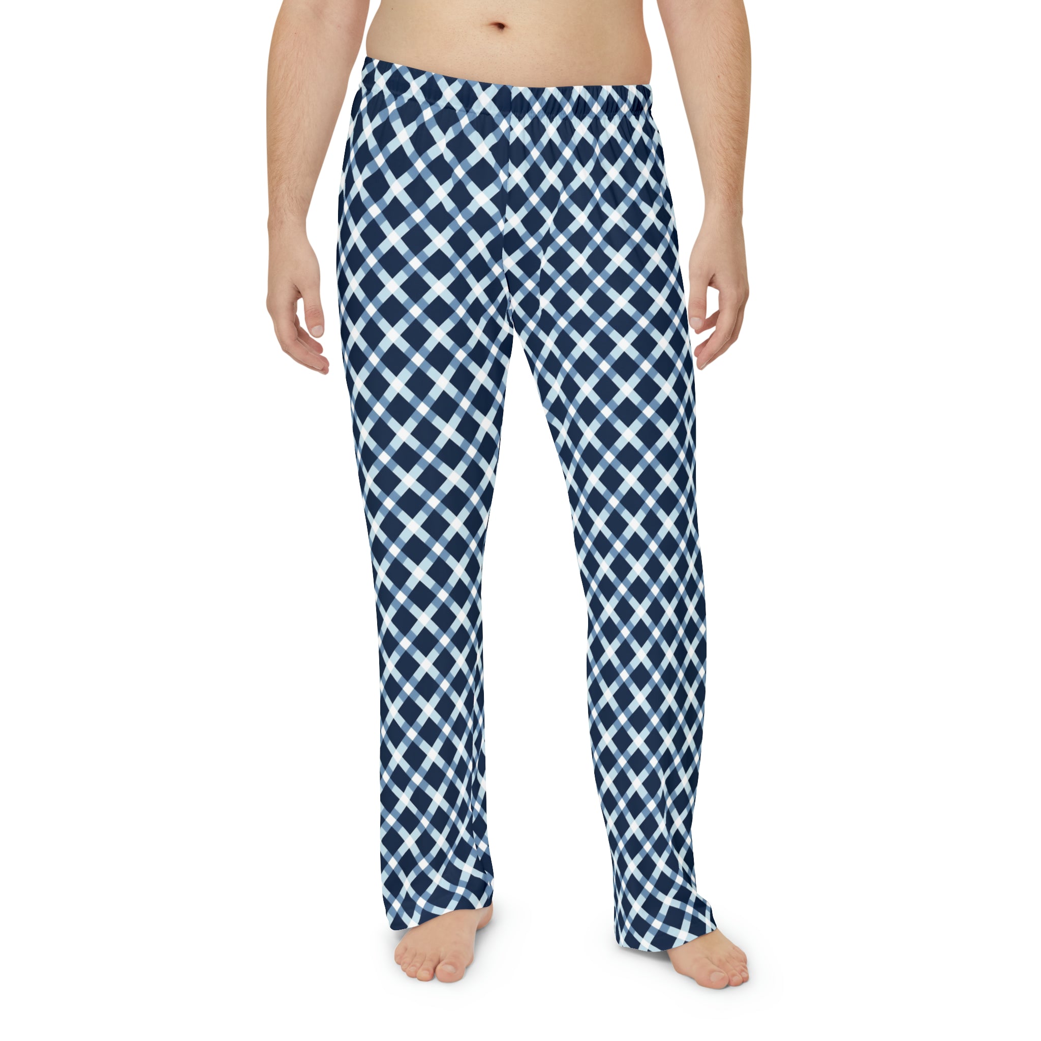 Men's Pajama Pants (AOP) - Seamless Checkered Designs 01