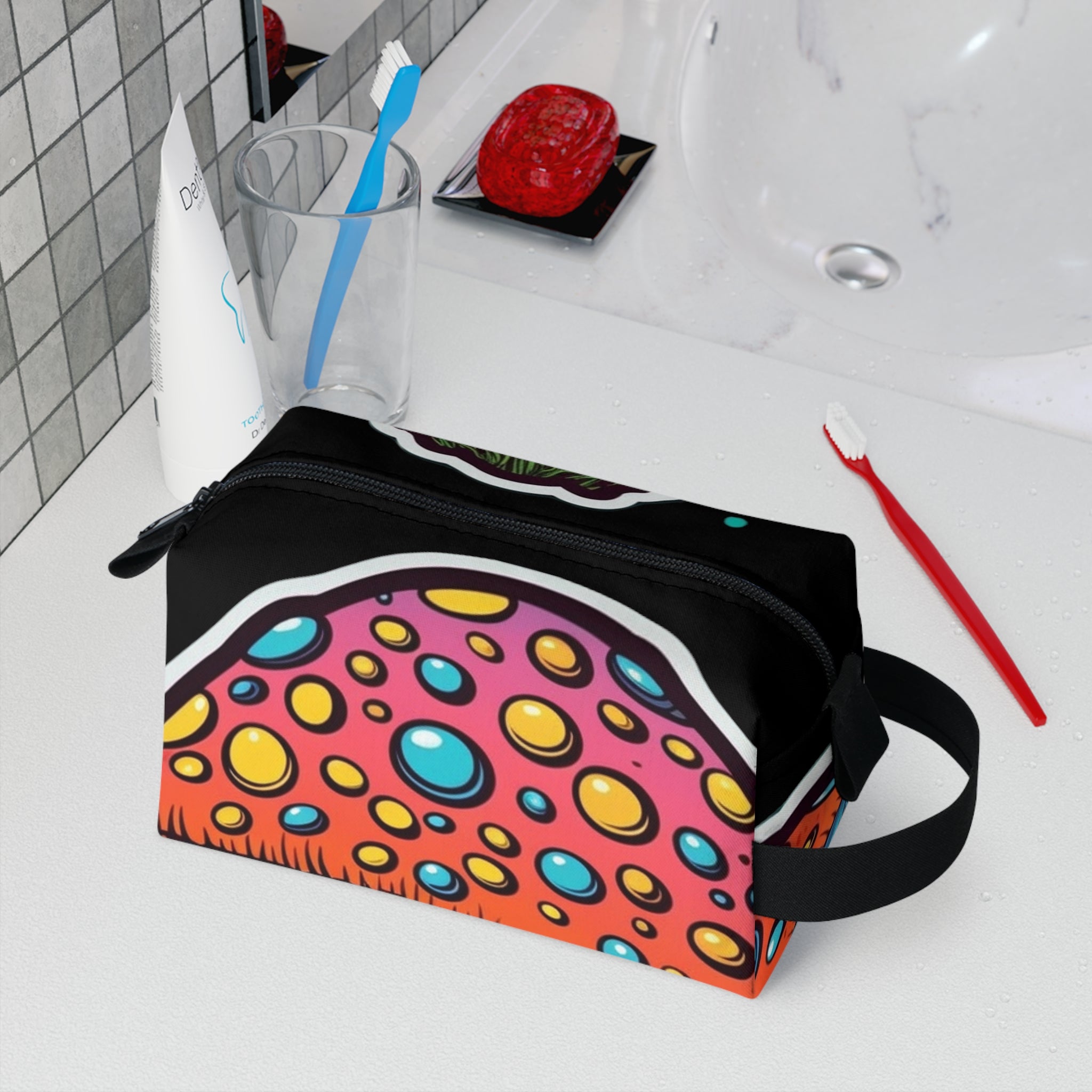 Toiletry Bag - Mushroom Pop Art 02