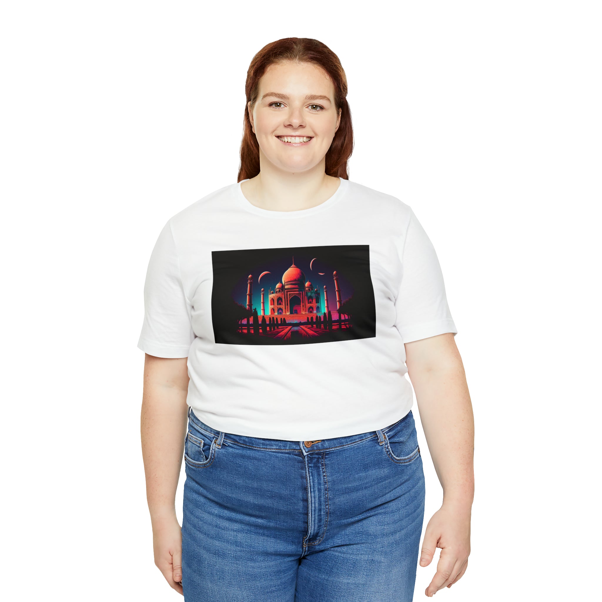 Unisex Jersey Short Sleeve Tee - Taj Mahal, Agra, India