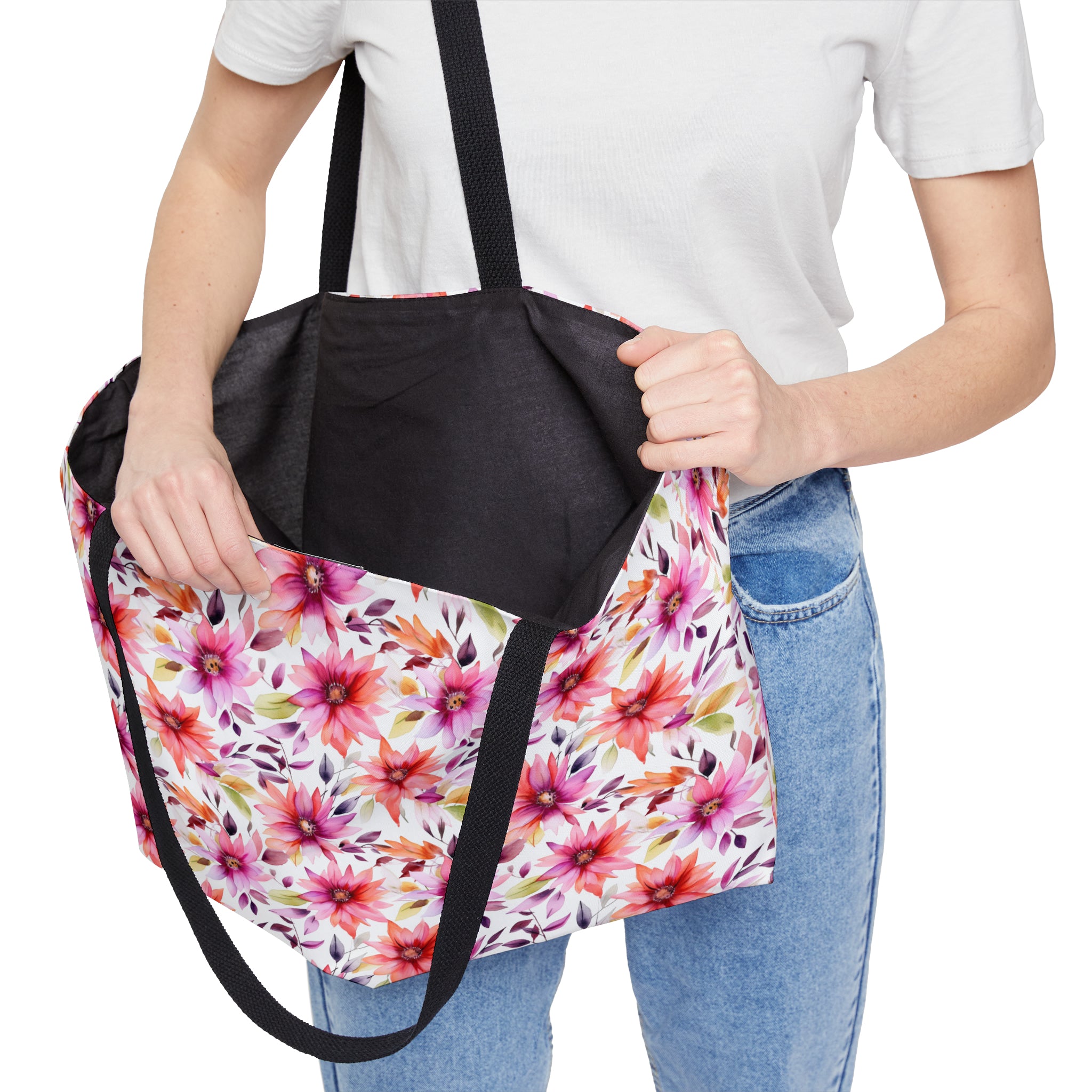 Weekender Tote Bag (AOP) - Seamless Floral Designs 01