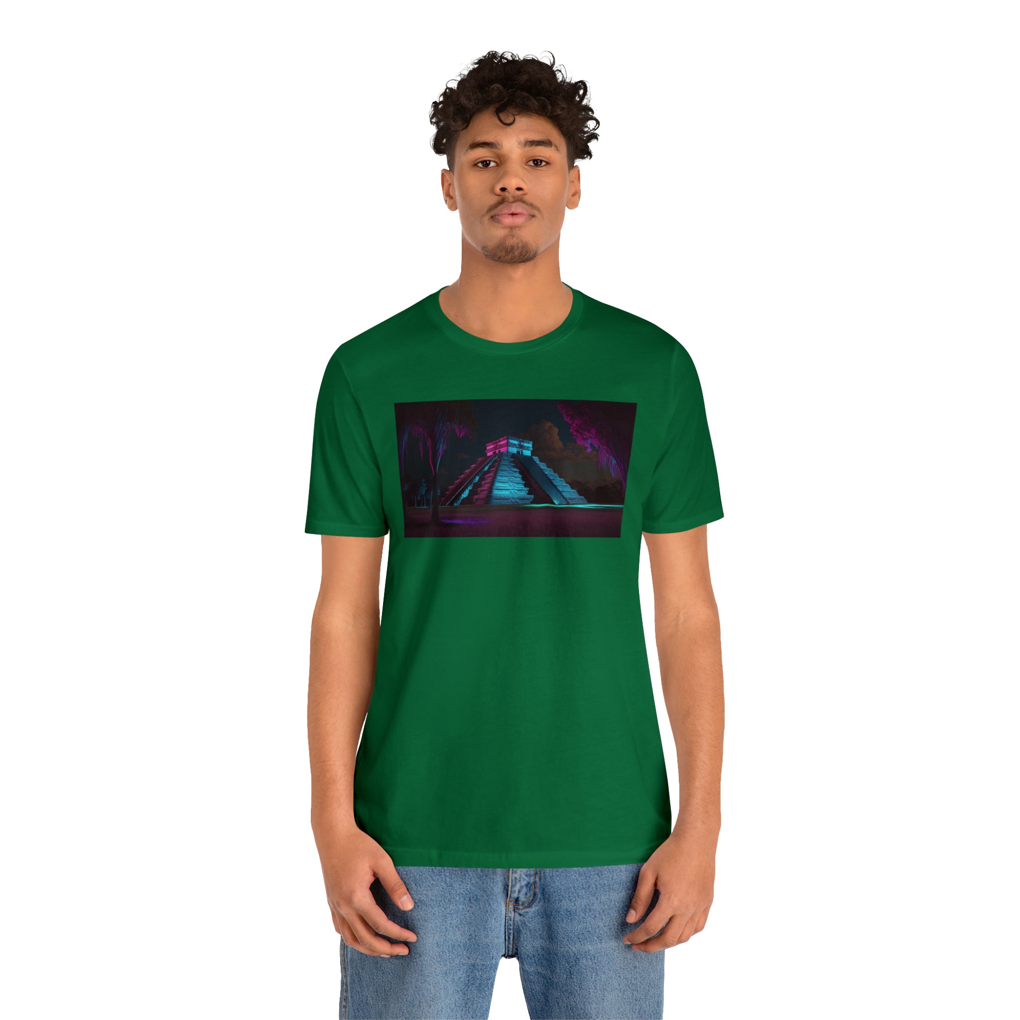 Unisex Jersey Short Sleeve Tee - Chichen Itza, Mexico