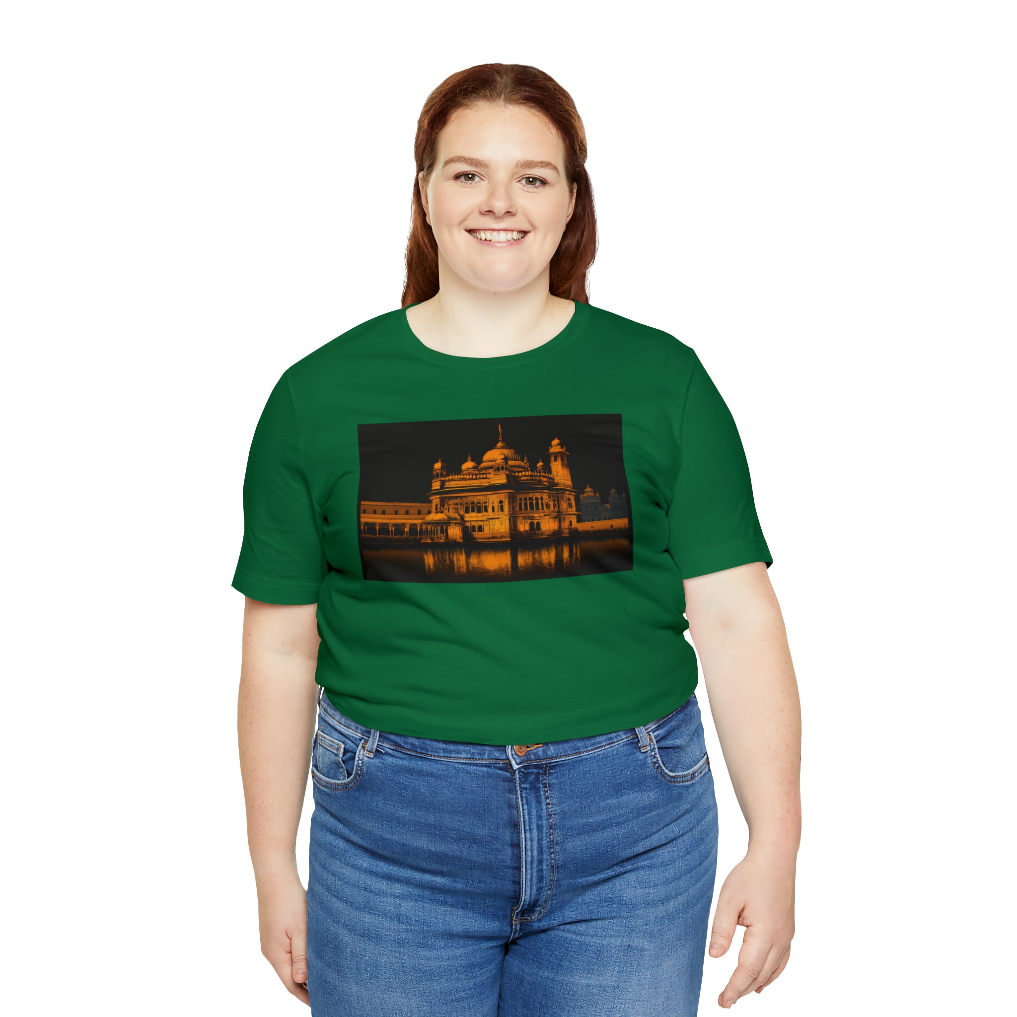 Unisex Jersey Short Sleeve Tee - Golden Temple, India