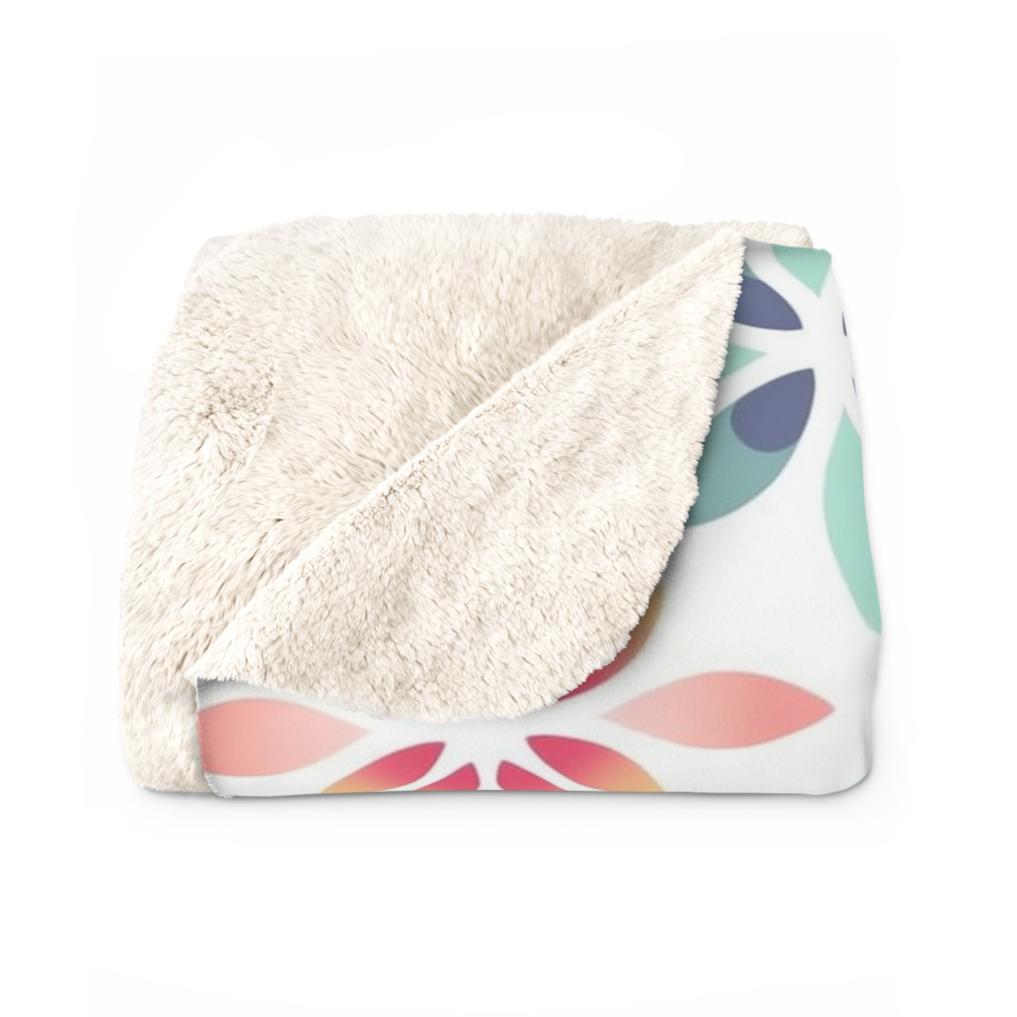 Sherpa Fleece Blanket (AOP) - Seamless Designs 09