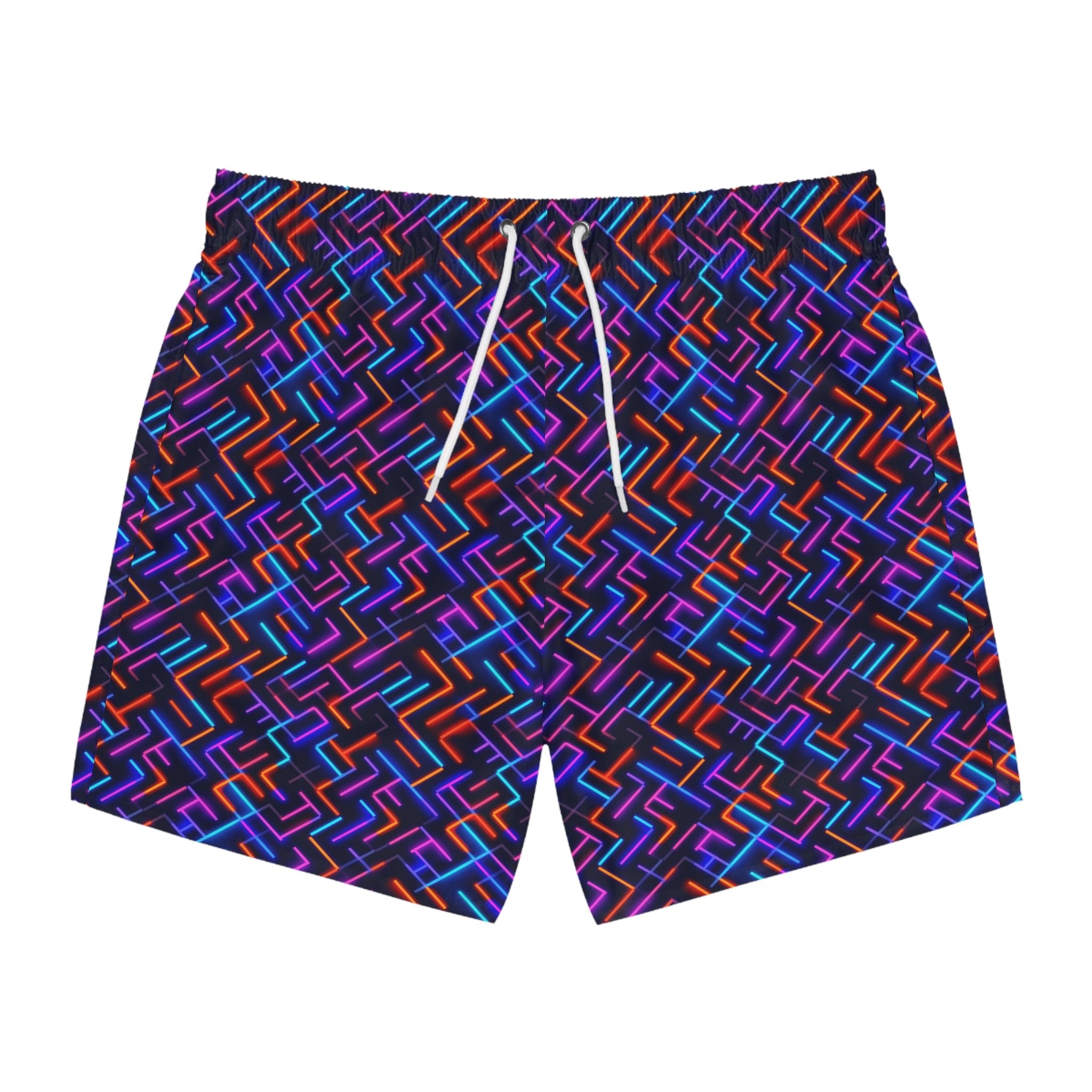 Swim Trunks (AOP) - Seamless Neon Designs 03