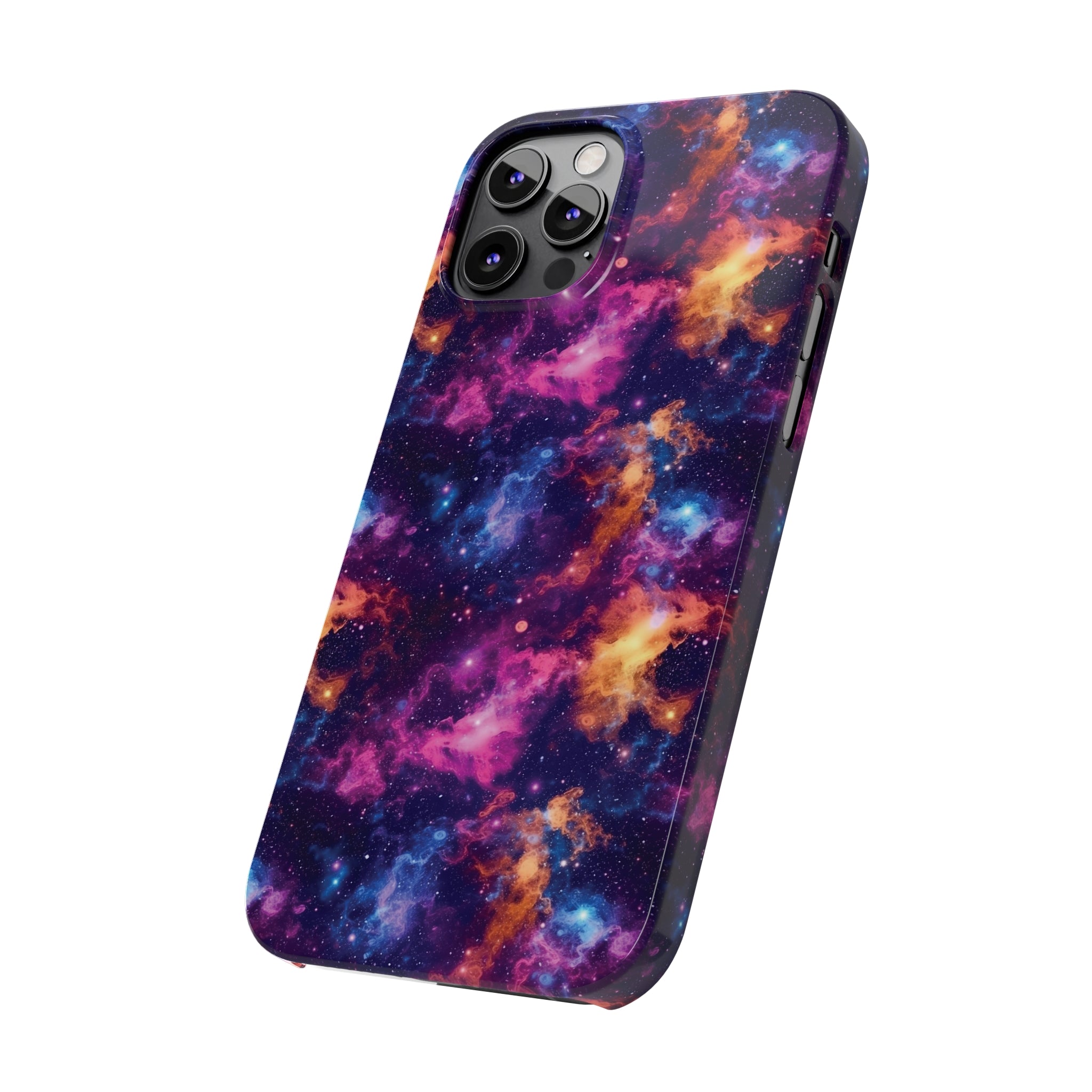 Slim Phone Cases (AOP) - Seamless Fantasy Galaxies 06