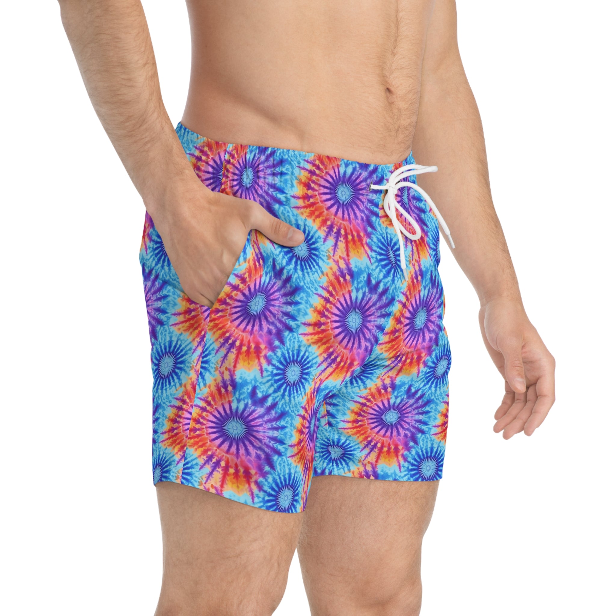 Swim Trunks (AOP) - Seamless Tie Dye Designs 03