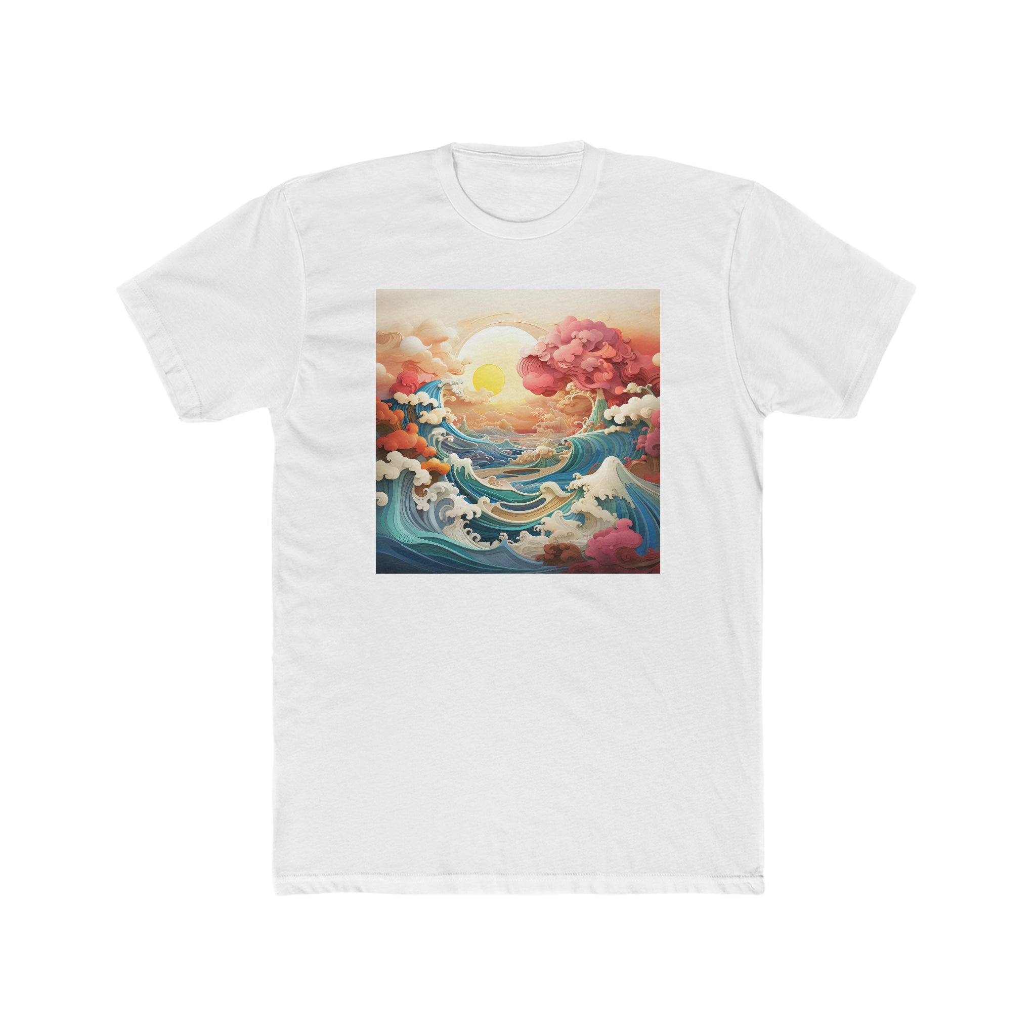 Men's Cotton Crew Tee - Vector Art Design 11