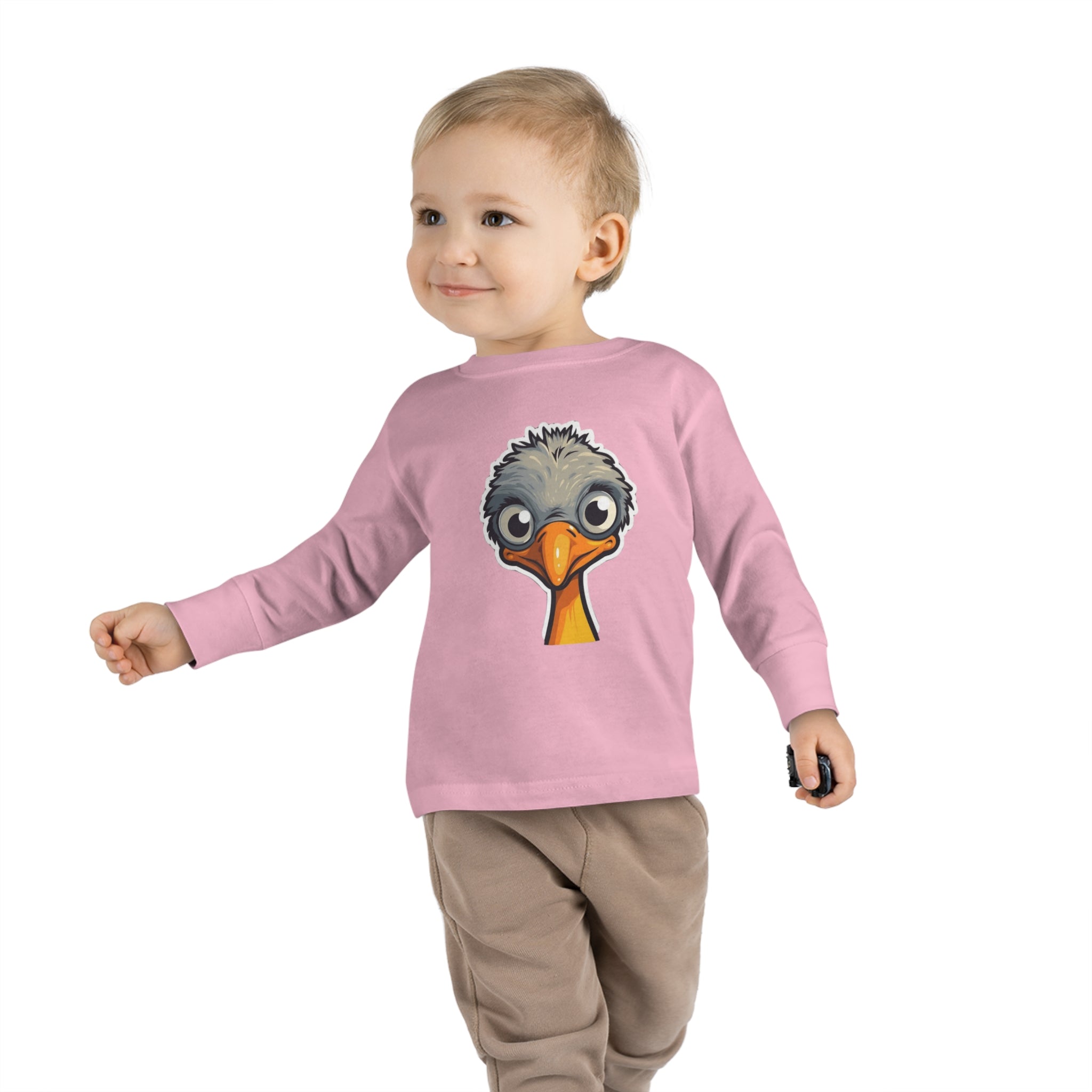 Toddler Long Sleeve Tee - Ostrich Chick