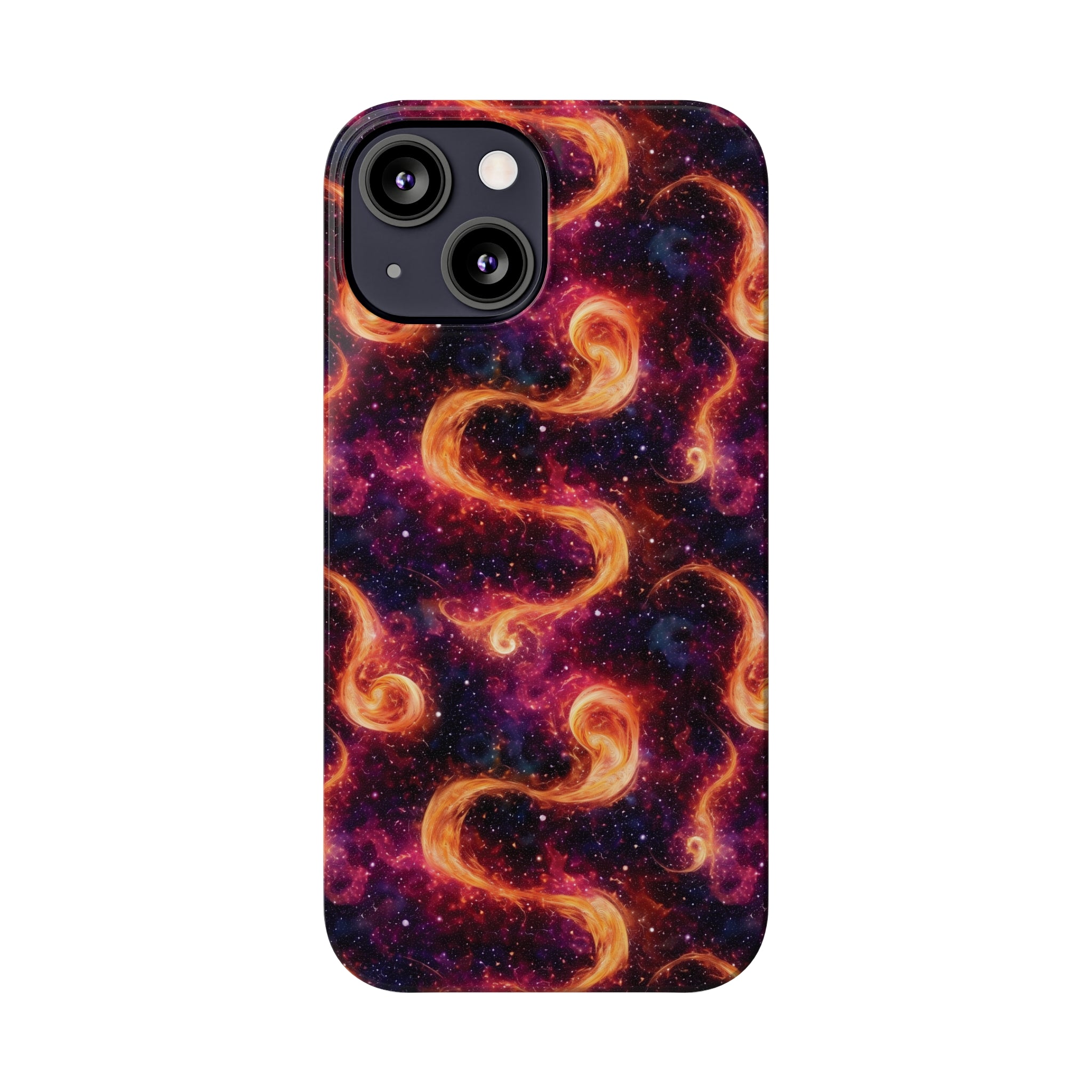 Slim Phone Cases (AOP) - Seamless Fantasy Galaxies 03