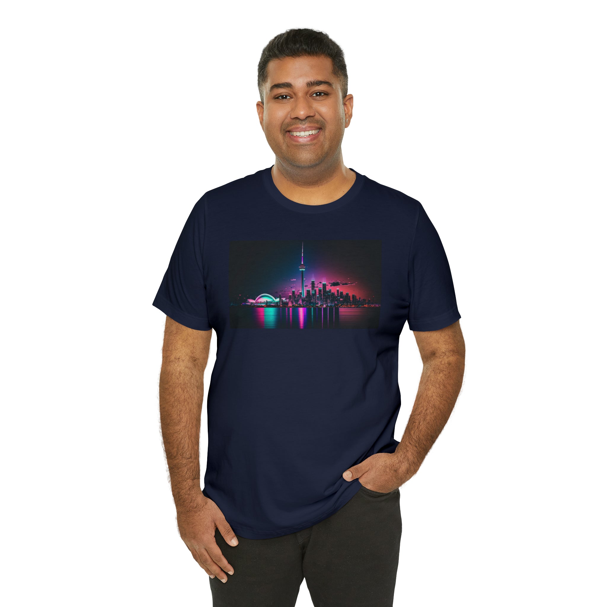 Unisex Jersey Short Sleeve Tee - CN Tower, Canada