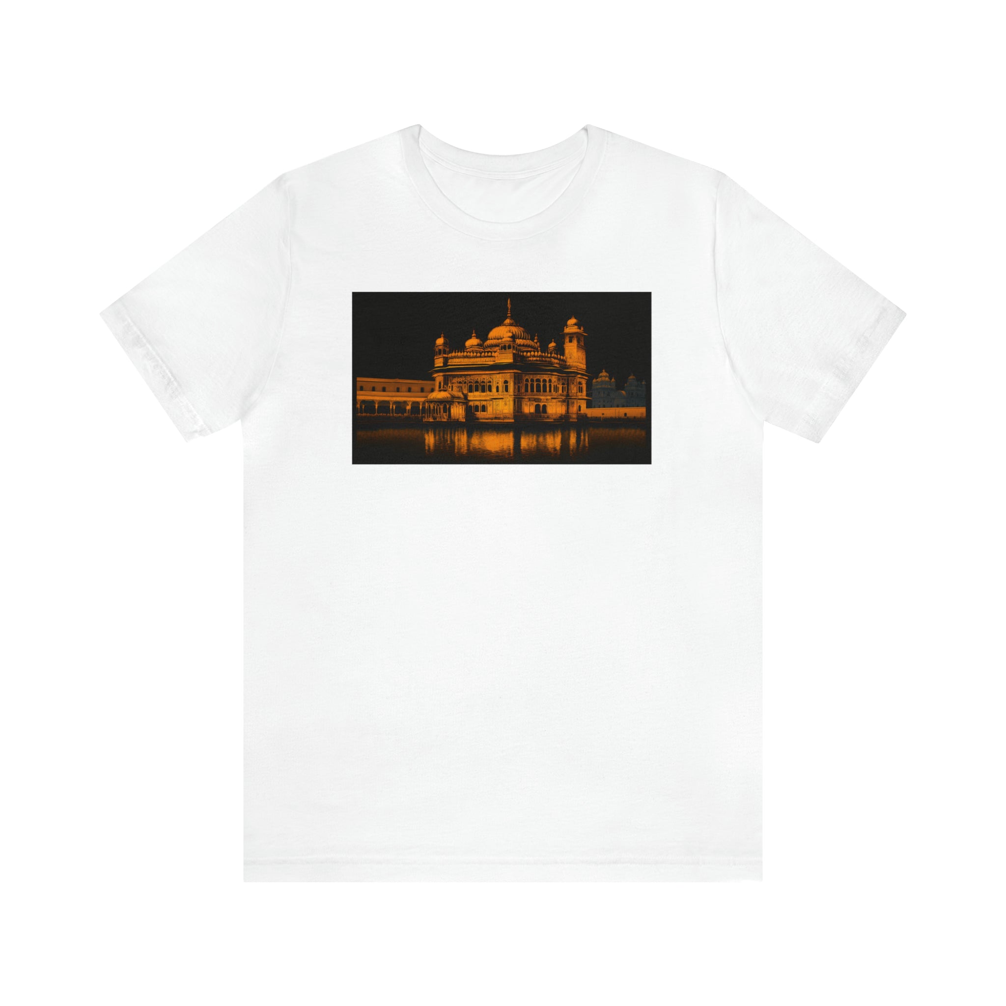 Unisex Jersey Short Sleeve Tee - Golden Temple, India