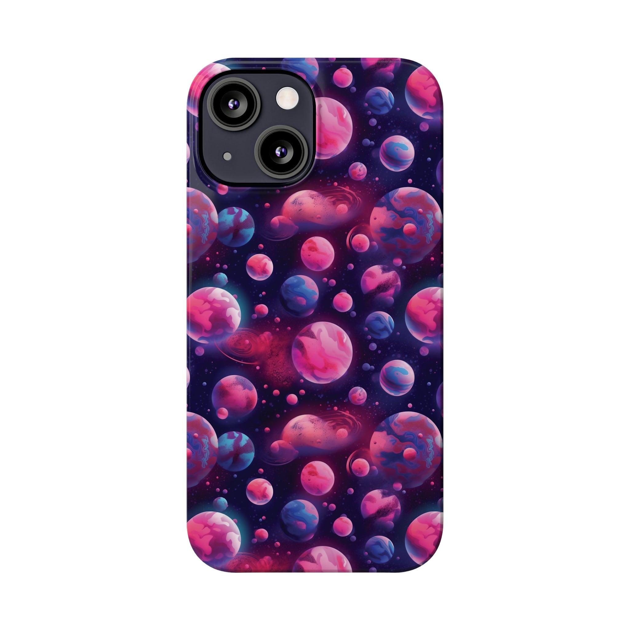 Slim Phone Cases (AOP) - Seamless Fantasy Galaxies 09