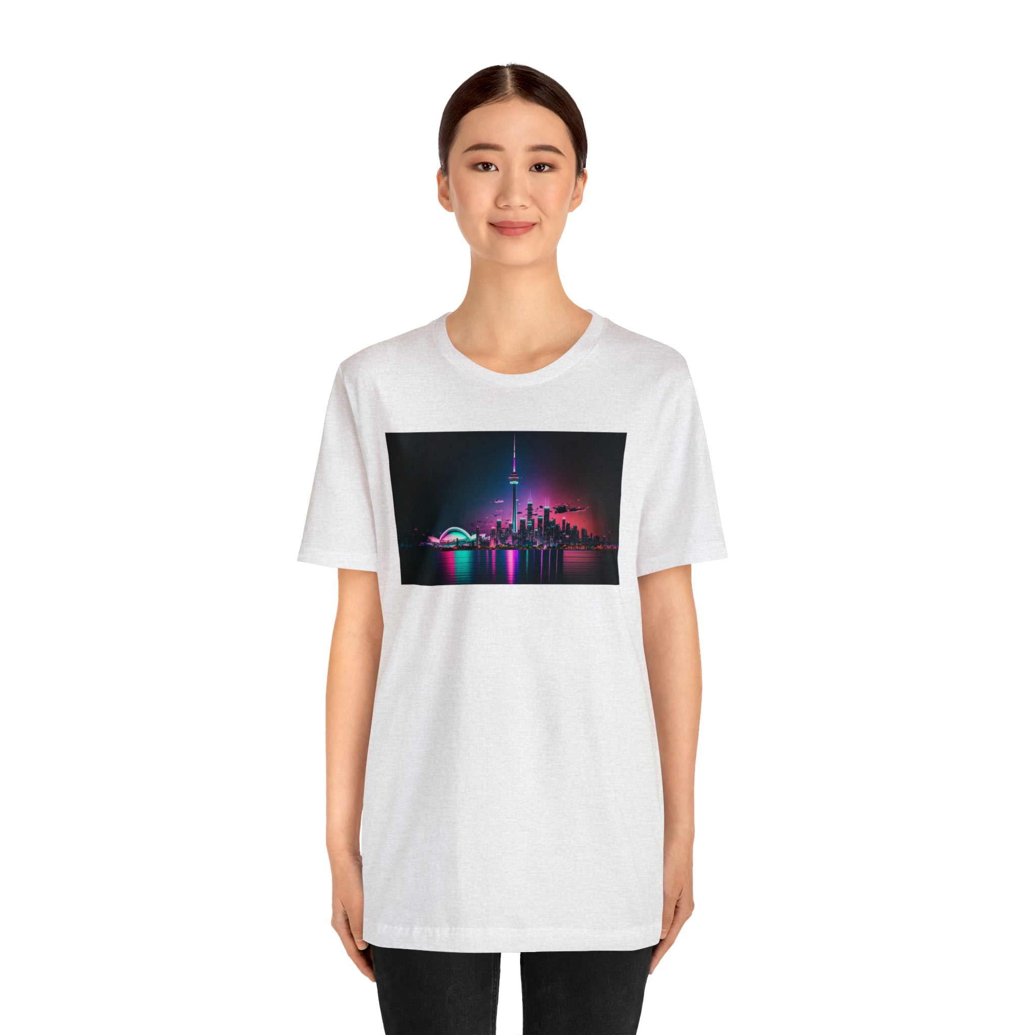 Unisex Jersey Short Sleeve Tee - CN Tower, Canada