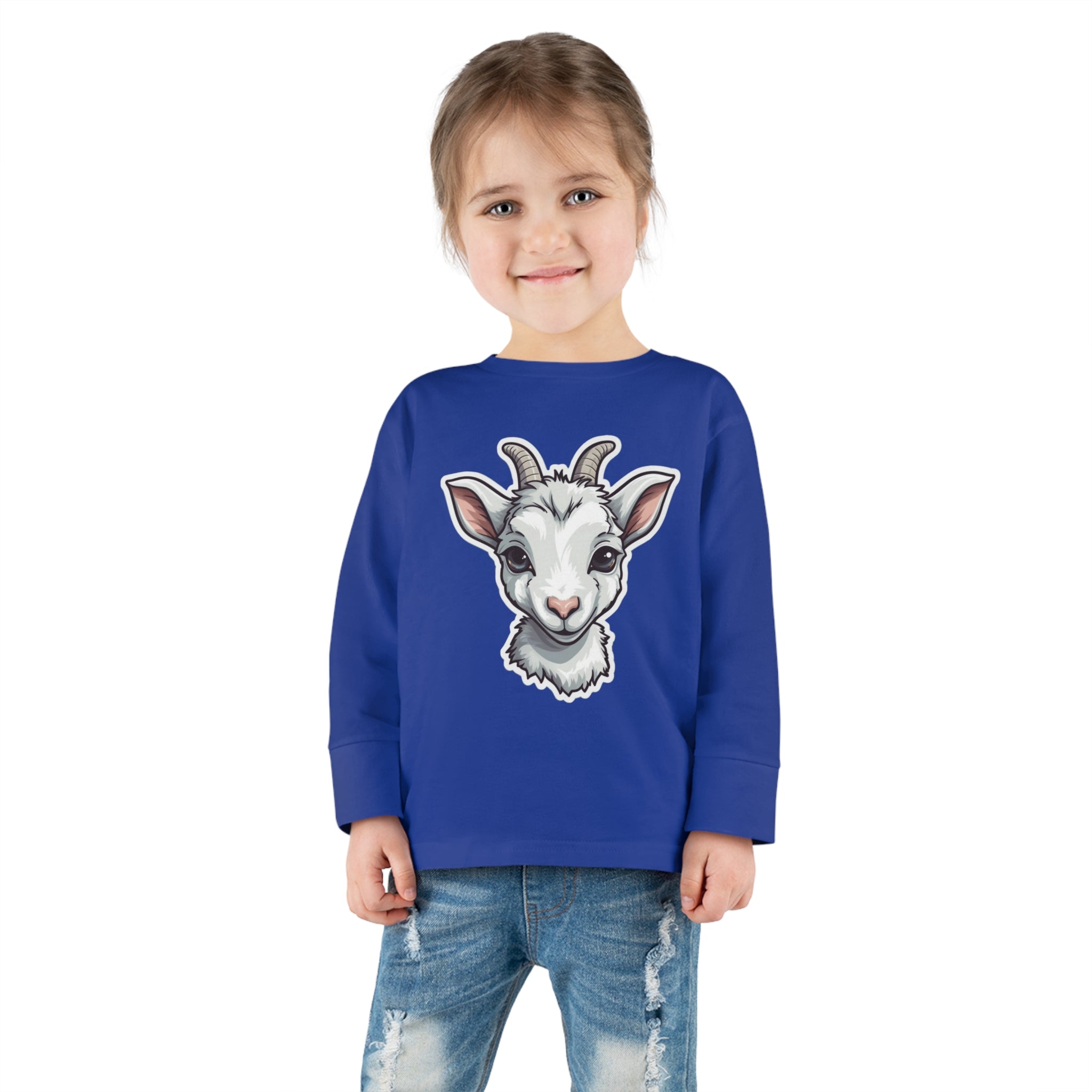 Toddler Long Sleeve Tee - Goat Kid