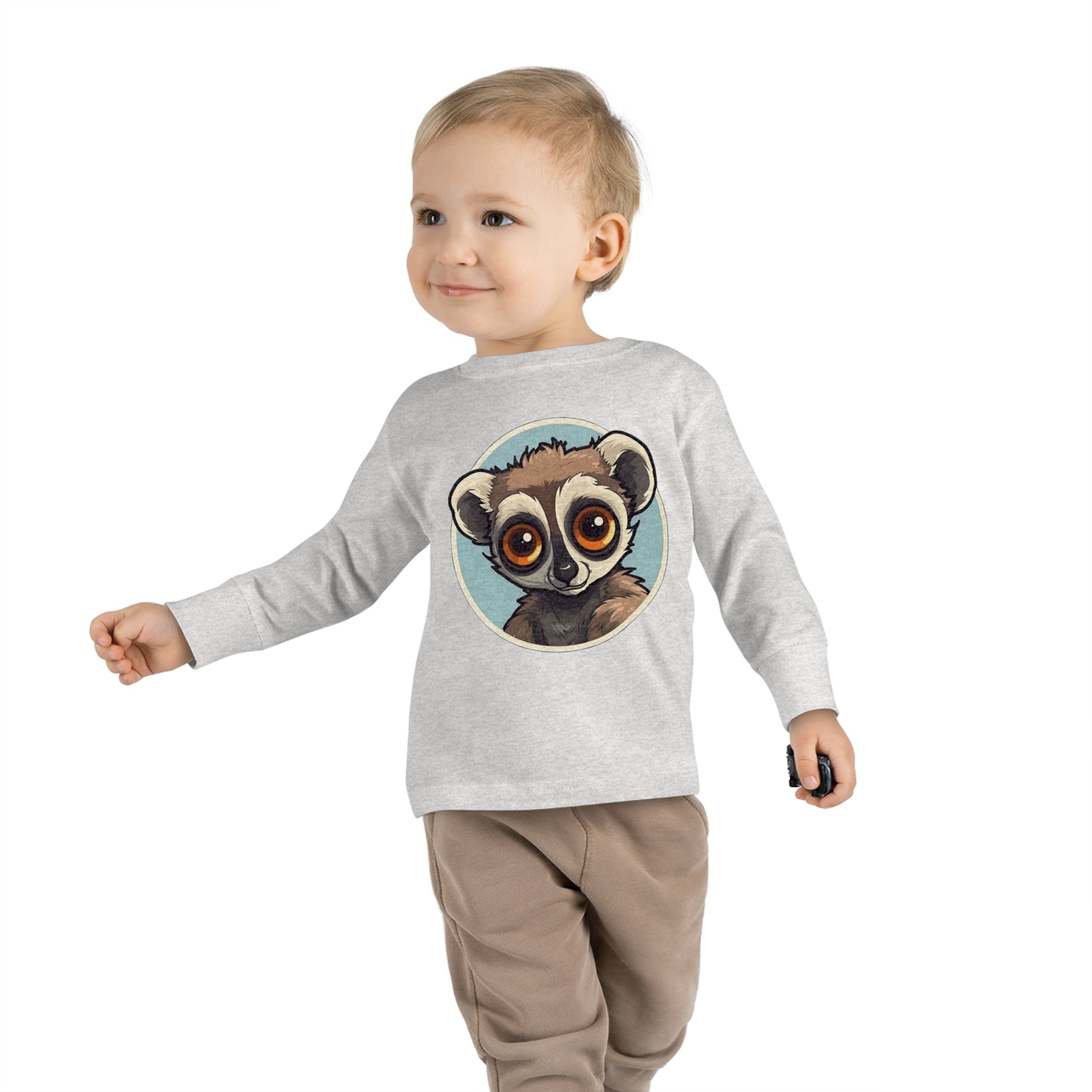 Toddler Long Sleeve Tee - Lemur Pup