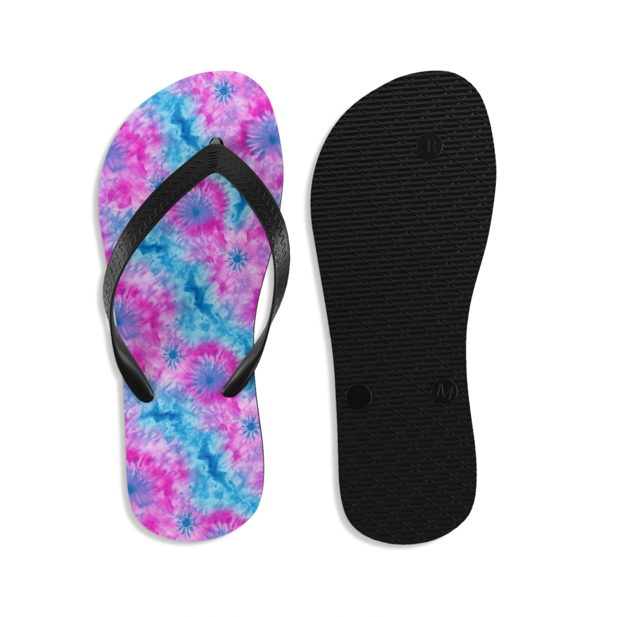 Unisex Flip-Flops (AOP) - Tie Dye Designs 02