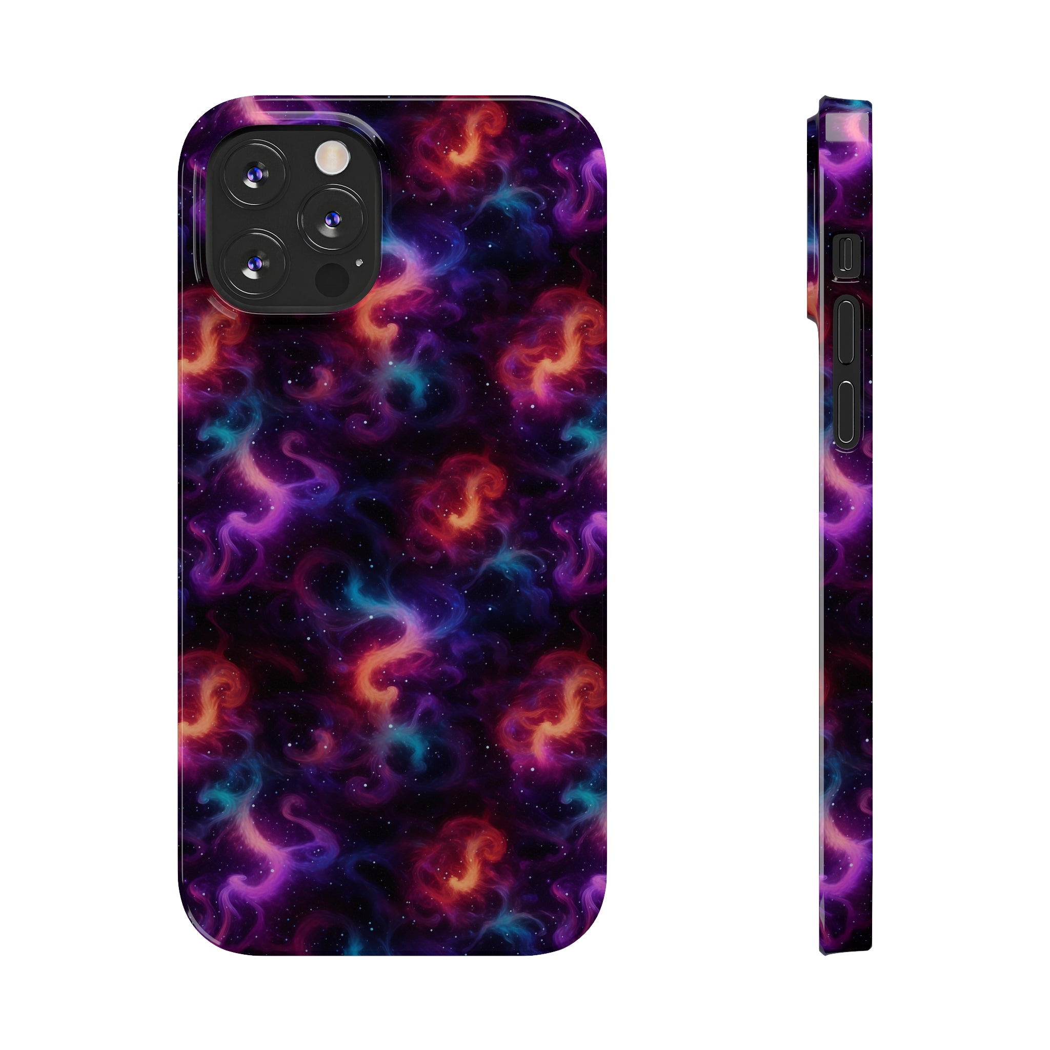 Slim Phone Cases (AOP) - Seamless Fantasy Galaxies 05