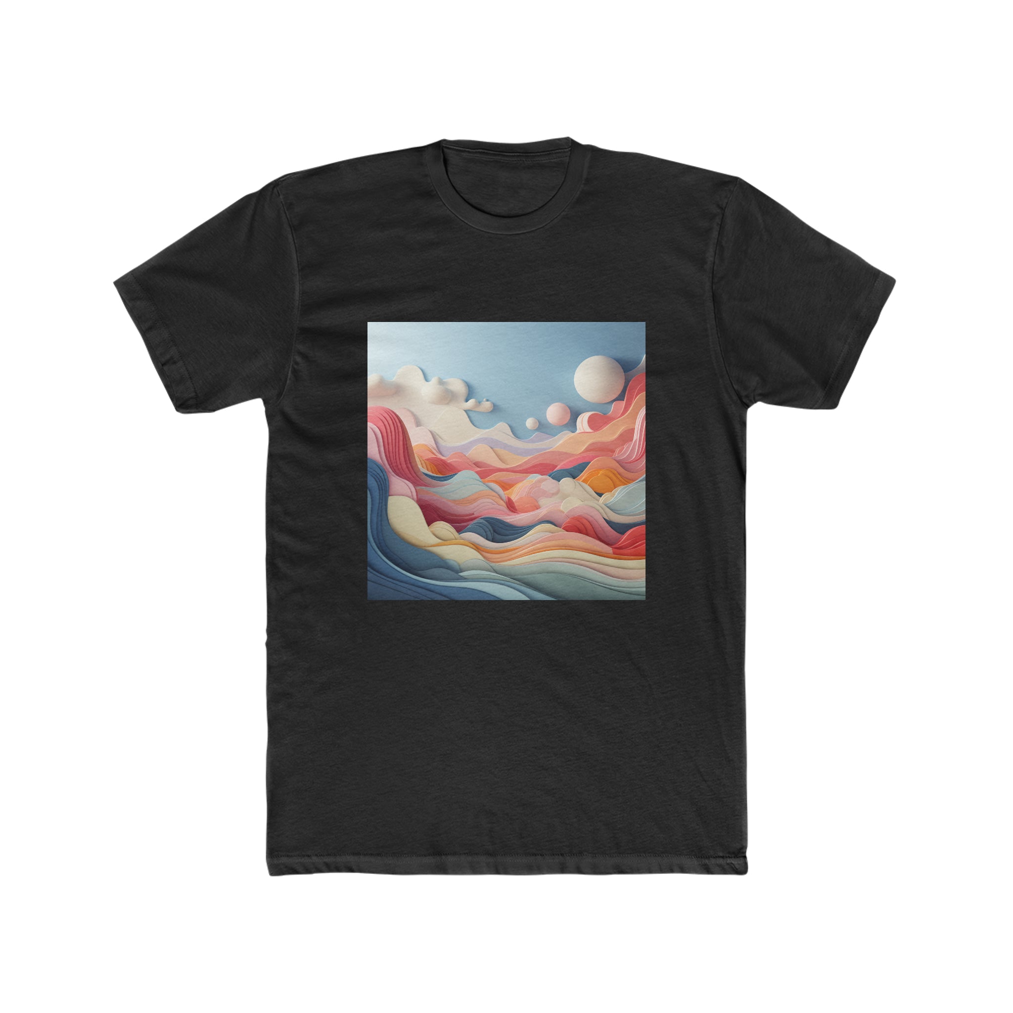 Men's Cotton Crew Tee - Vector Art Design 14