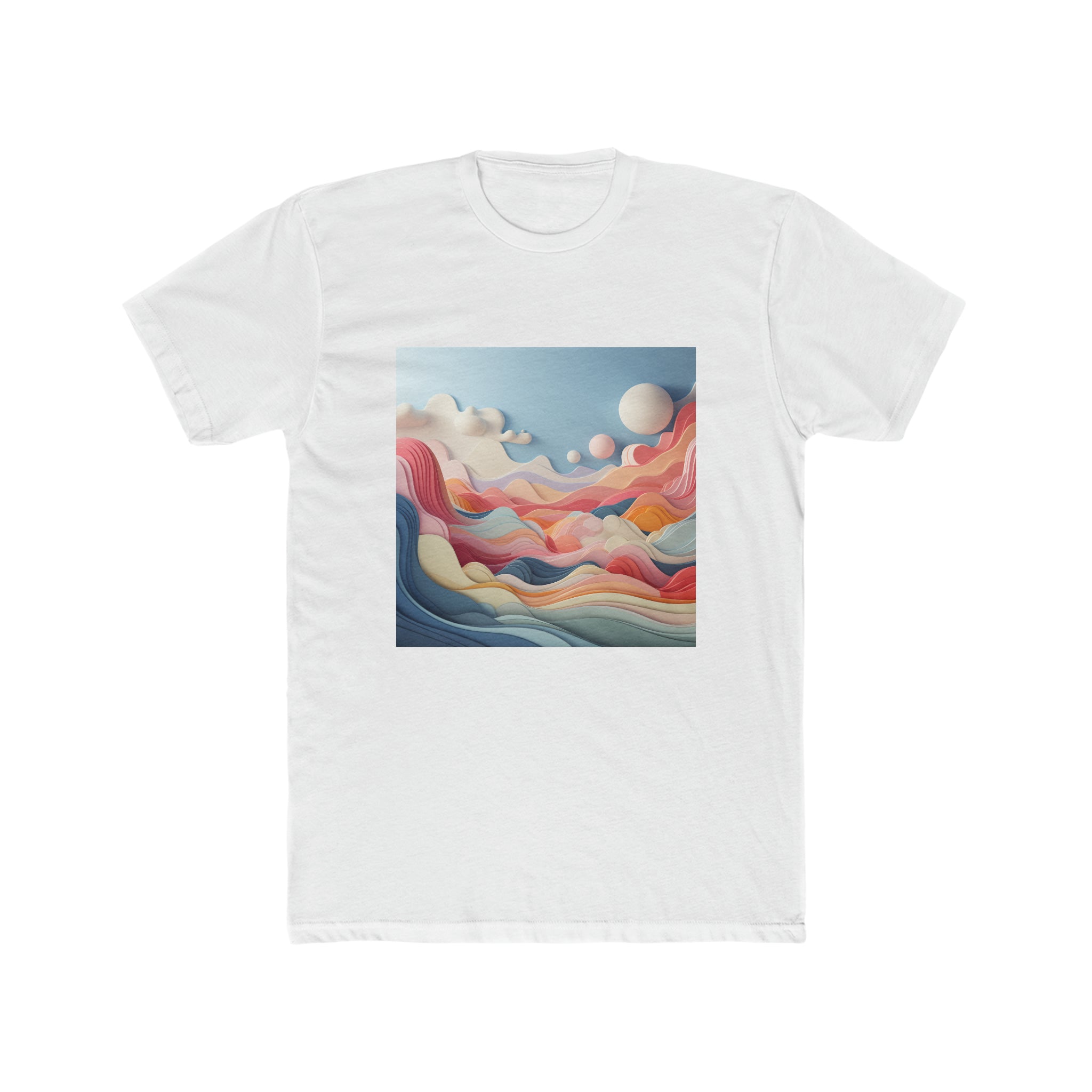 Men's Cotton Crew Tee - Vector Art Design 14