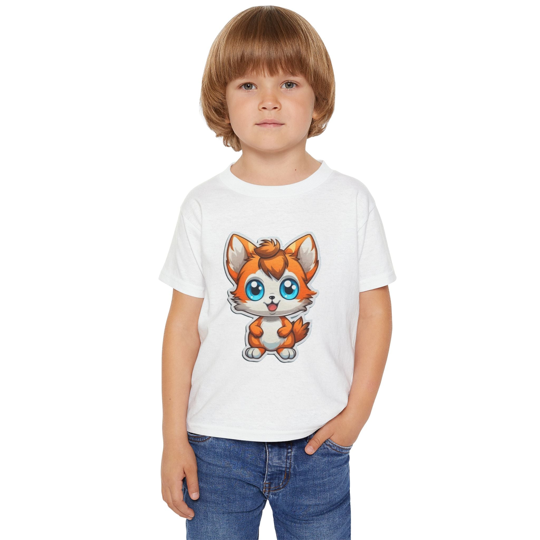 Heavy Cotton™ Toddler T-shirt - Adorable Mascots 01