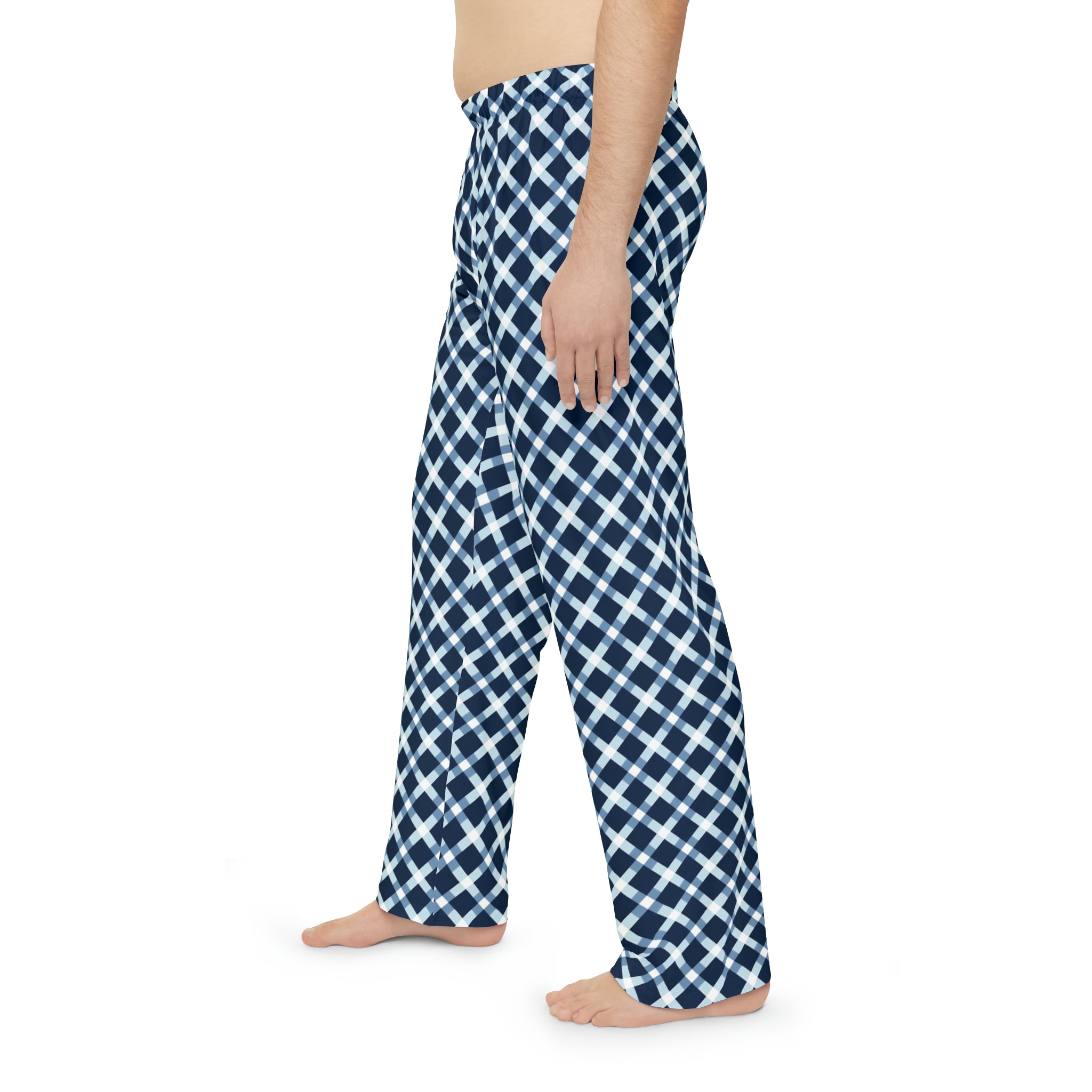 Men's Pajama Pants (AOP) - Seamless Checkered Designs 01