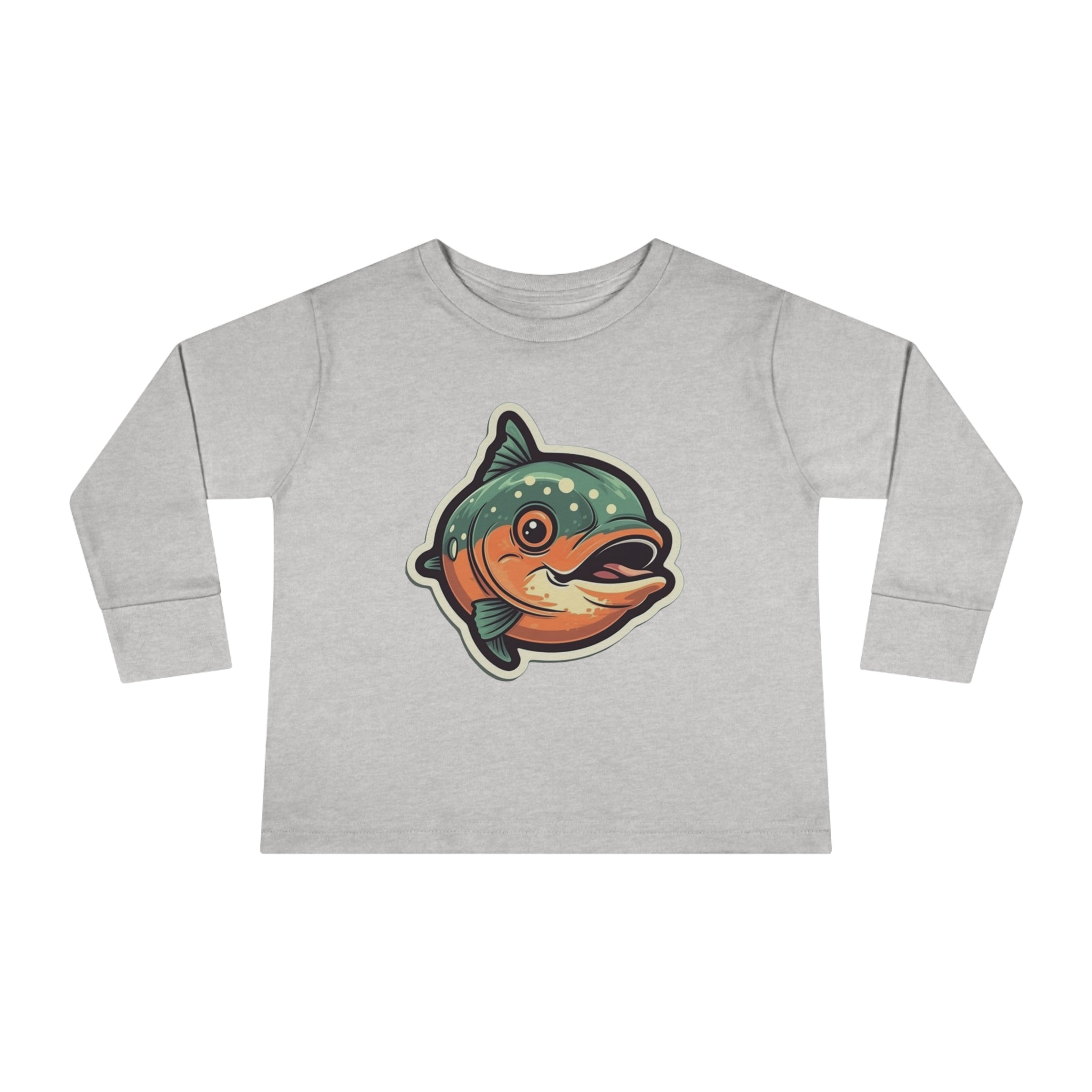 Toddler Long Sleeve Tee - Salmon Fry