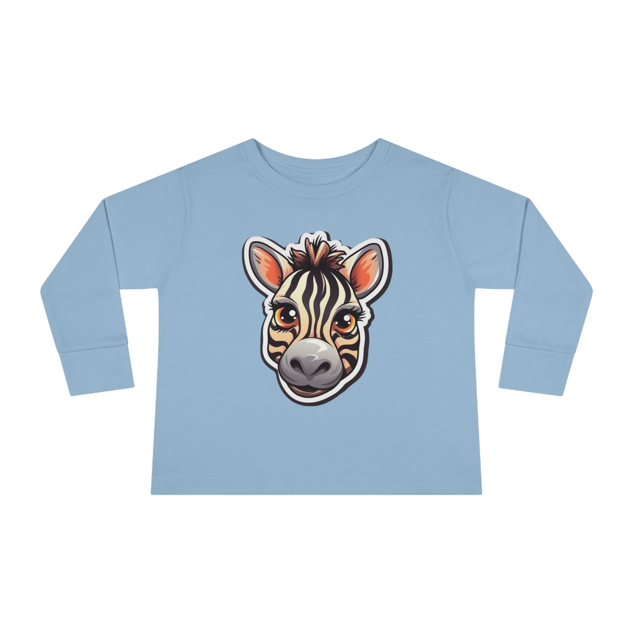 Toddler Long Sleeve Tee - Zebra Foal