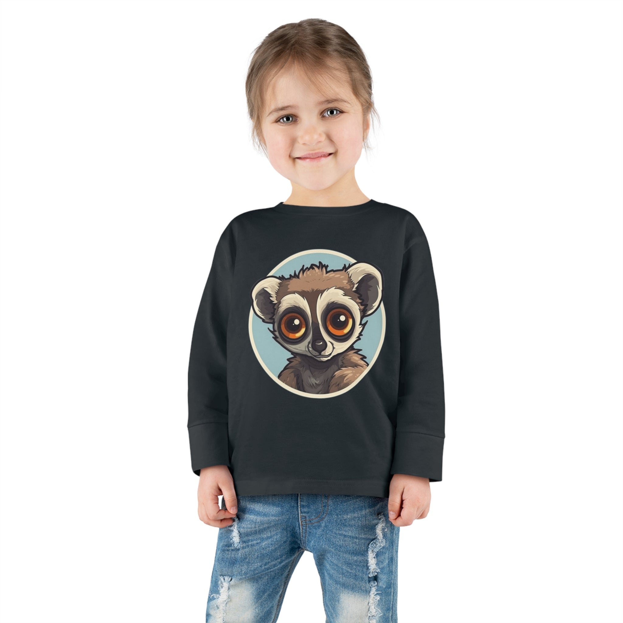 Toddler Long Sleeve Tee - Lemur Pup