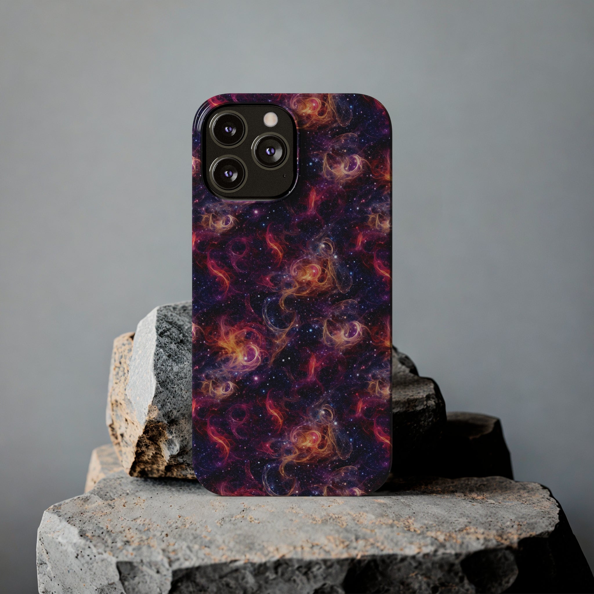 Slim Phone Cases (AOP) - Seamless Fantasy Galaxies 01