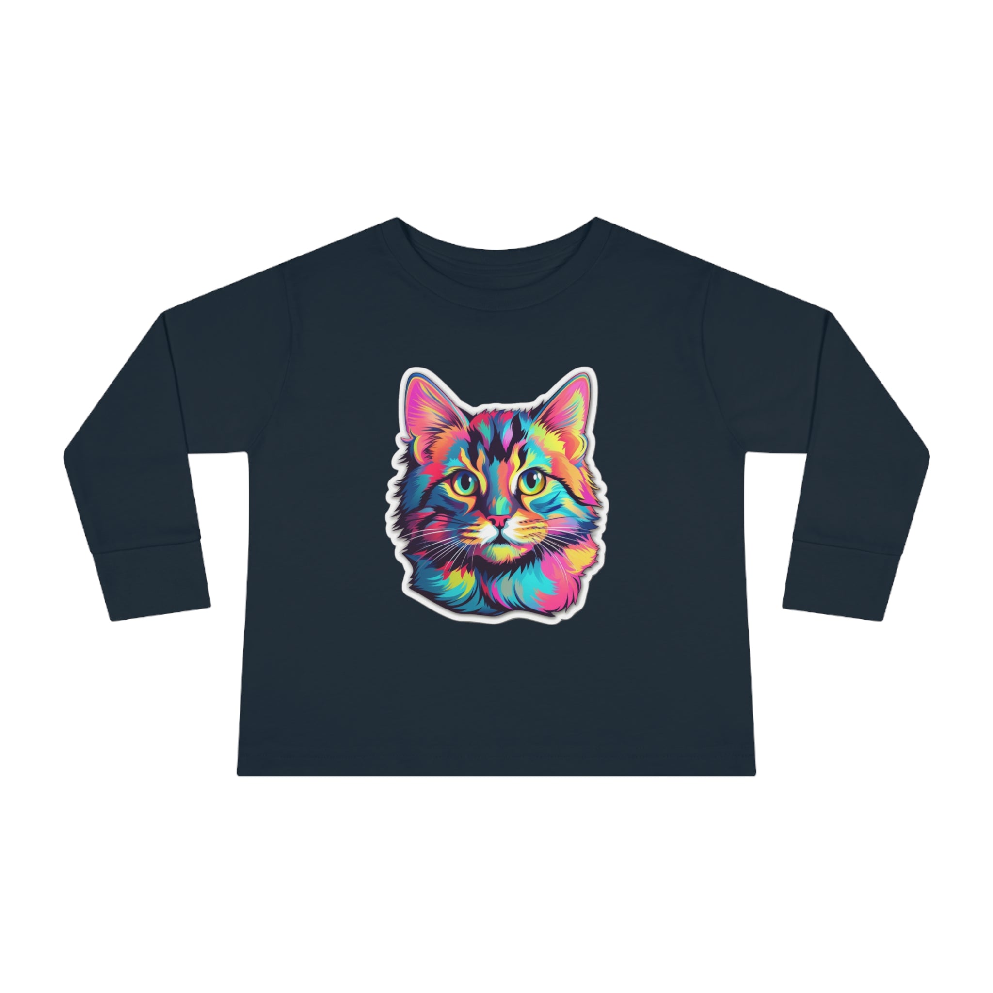 Toddler Long Sleeve Tee - Kittens 08