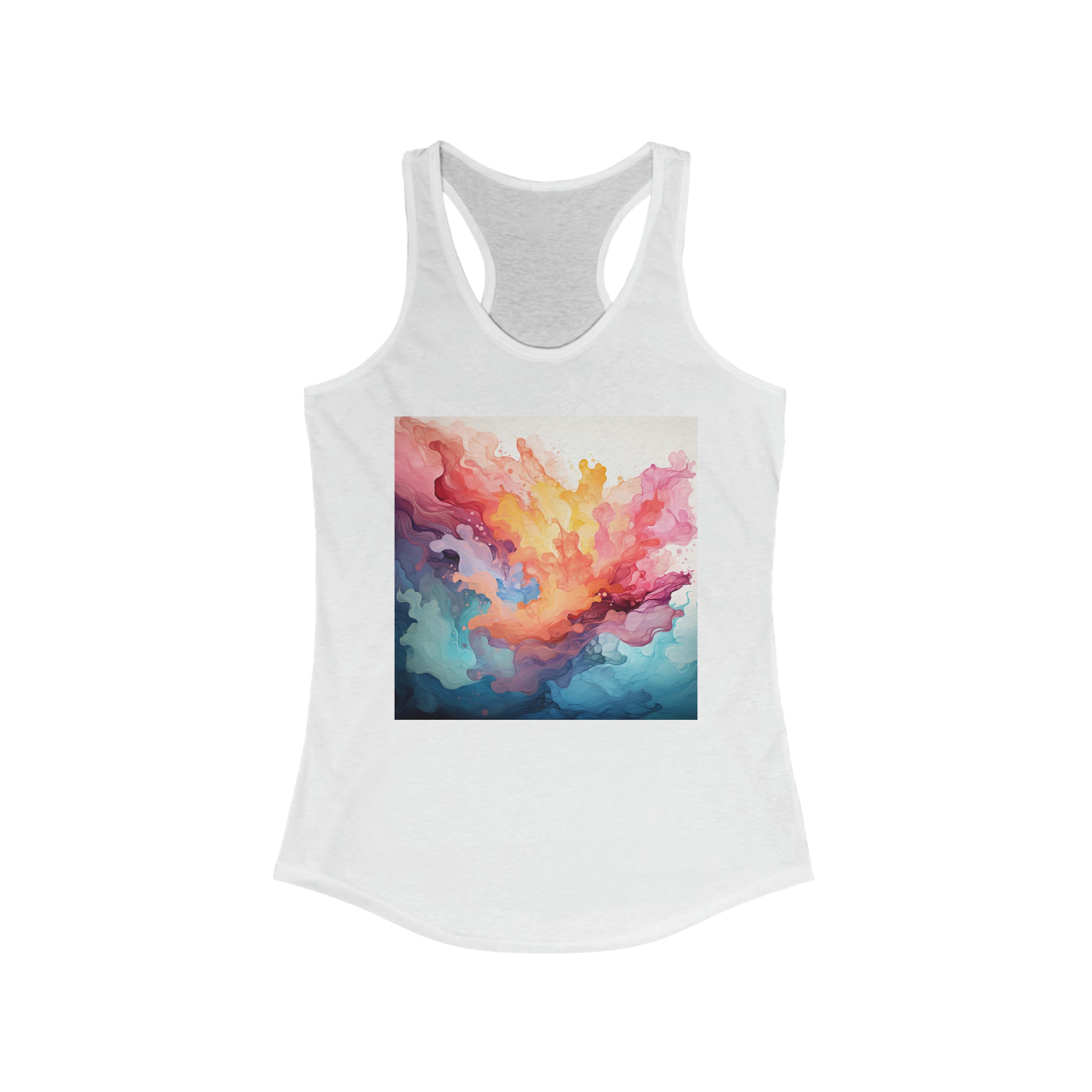 Women's Ideal Racerback Tank - Vector Art Design 26