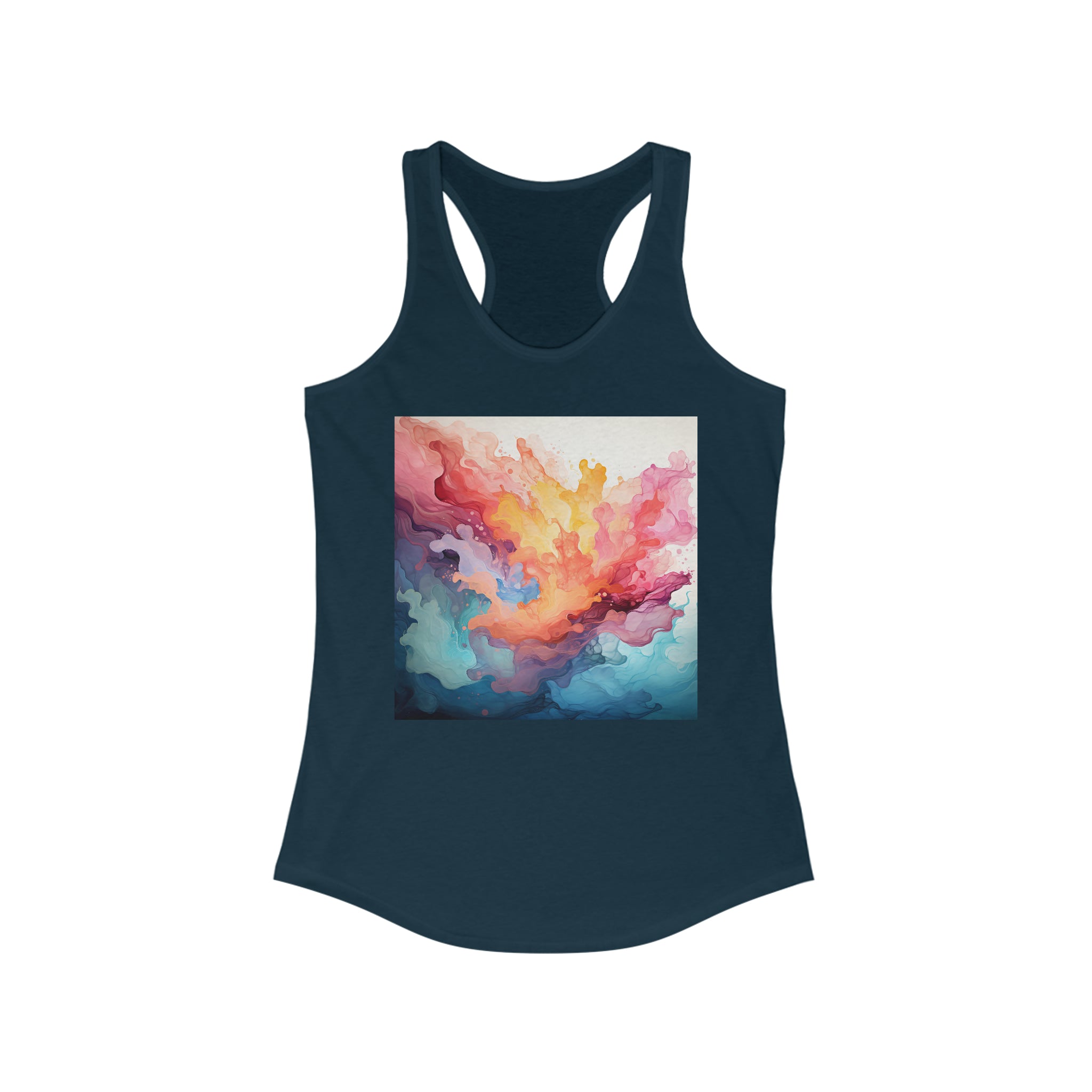 Women's Ideal Racerback Tank - Vector Art Design 26