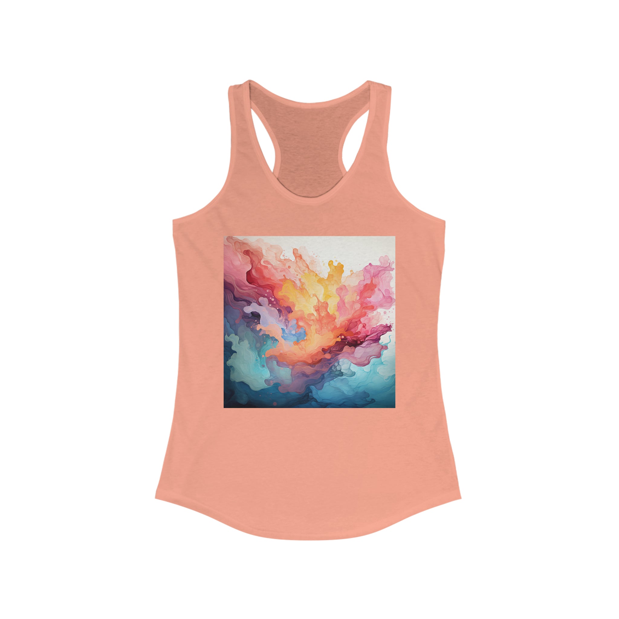 Women's Ideal Racerback Tank - Vector Art Design 26