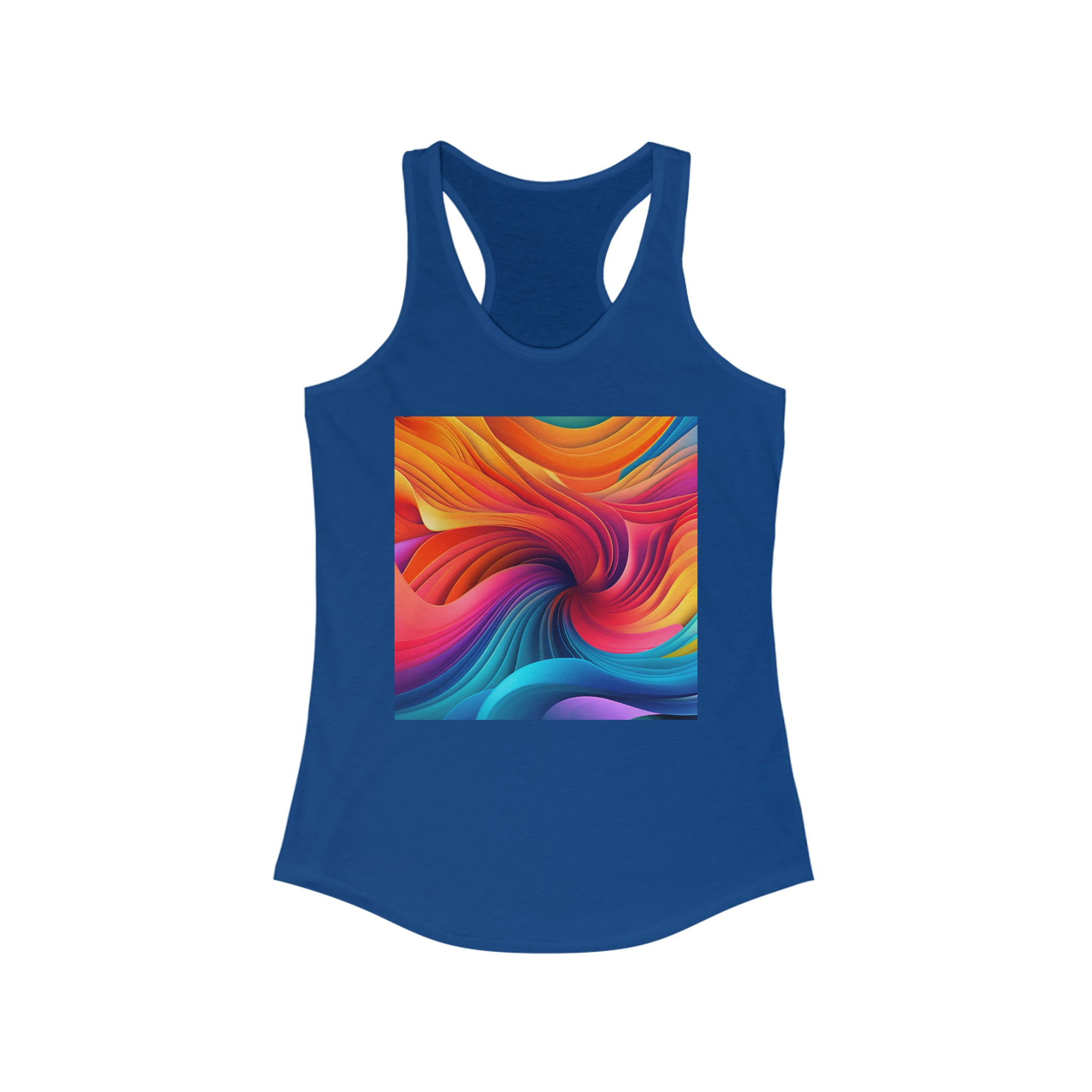 Women's Ideal Racerback Tank - Vector Art Design 05