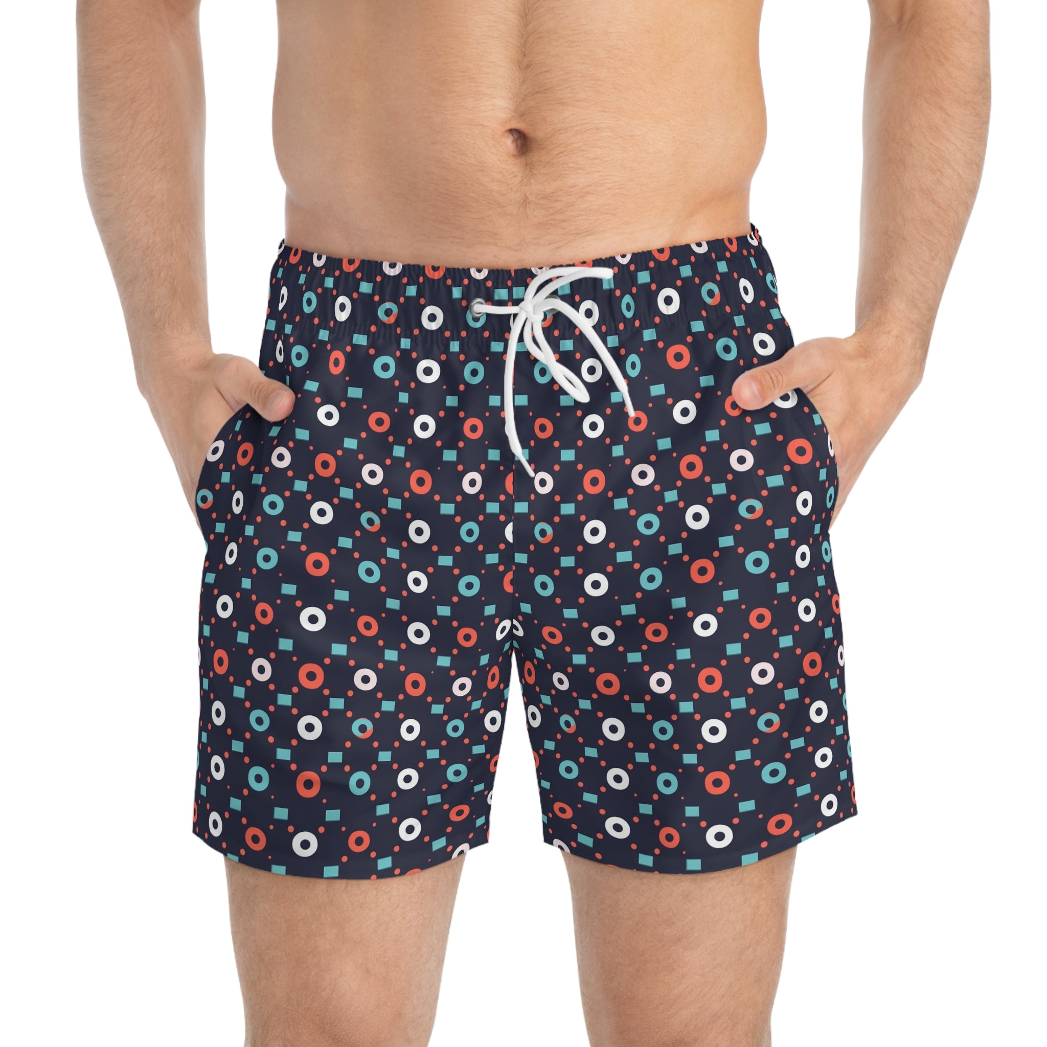 Swim Trunks (AOP) - Seamless Minimalistic Designs 03