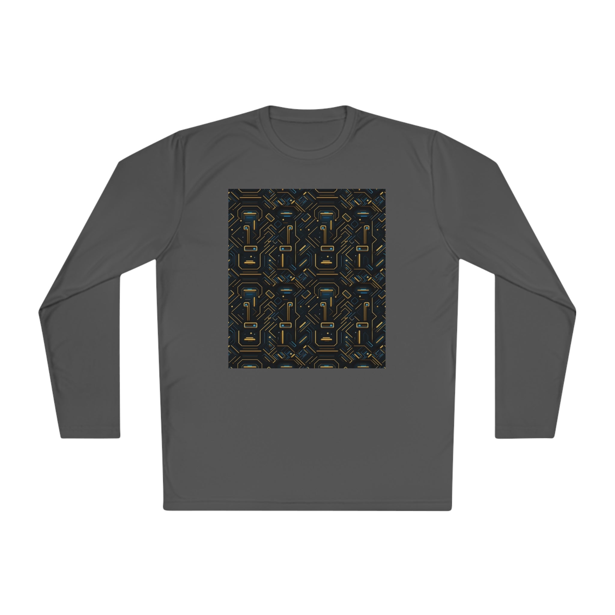 Unisex Lightweight Long Sleeve Tee (AOP) - Abstract Designs 07