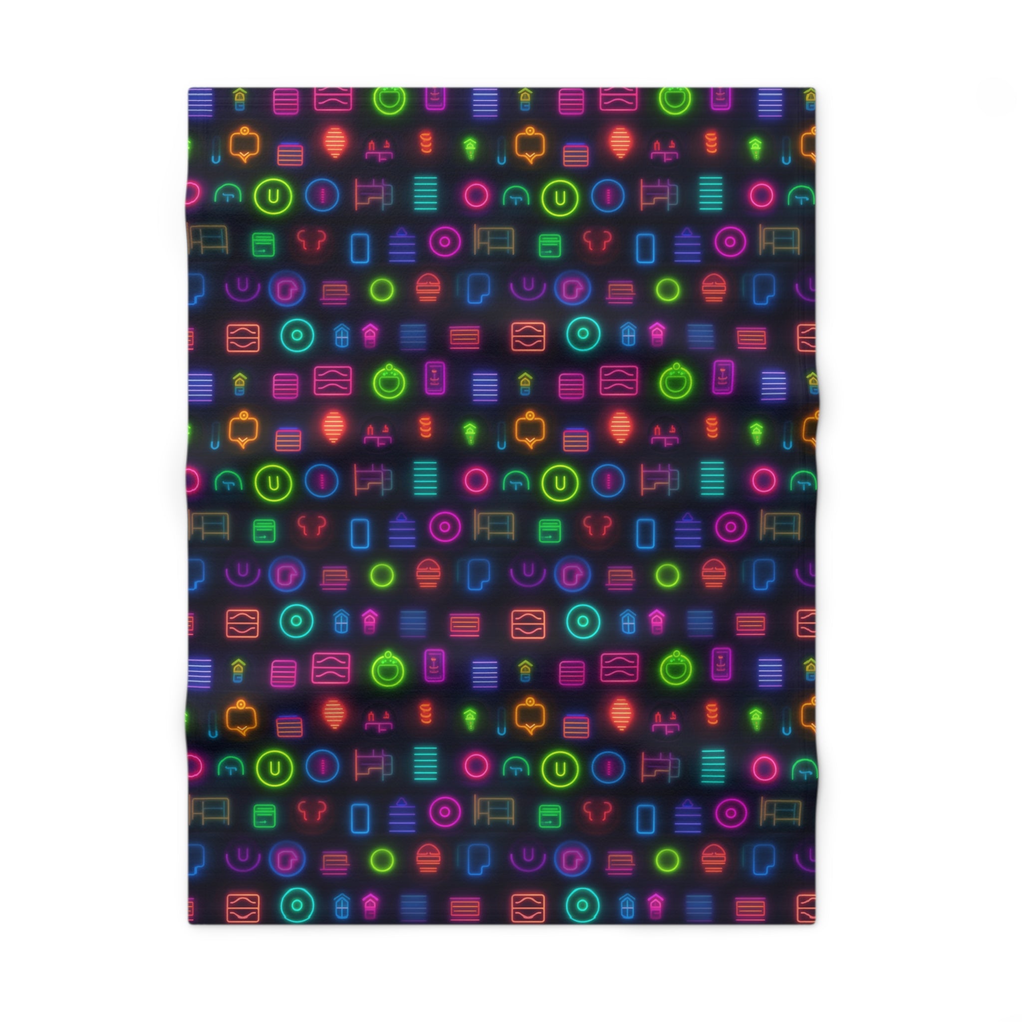 Soft Fleece Baby Blanket (AOP) - Seamless Designs 01